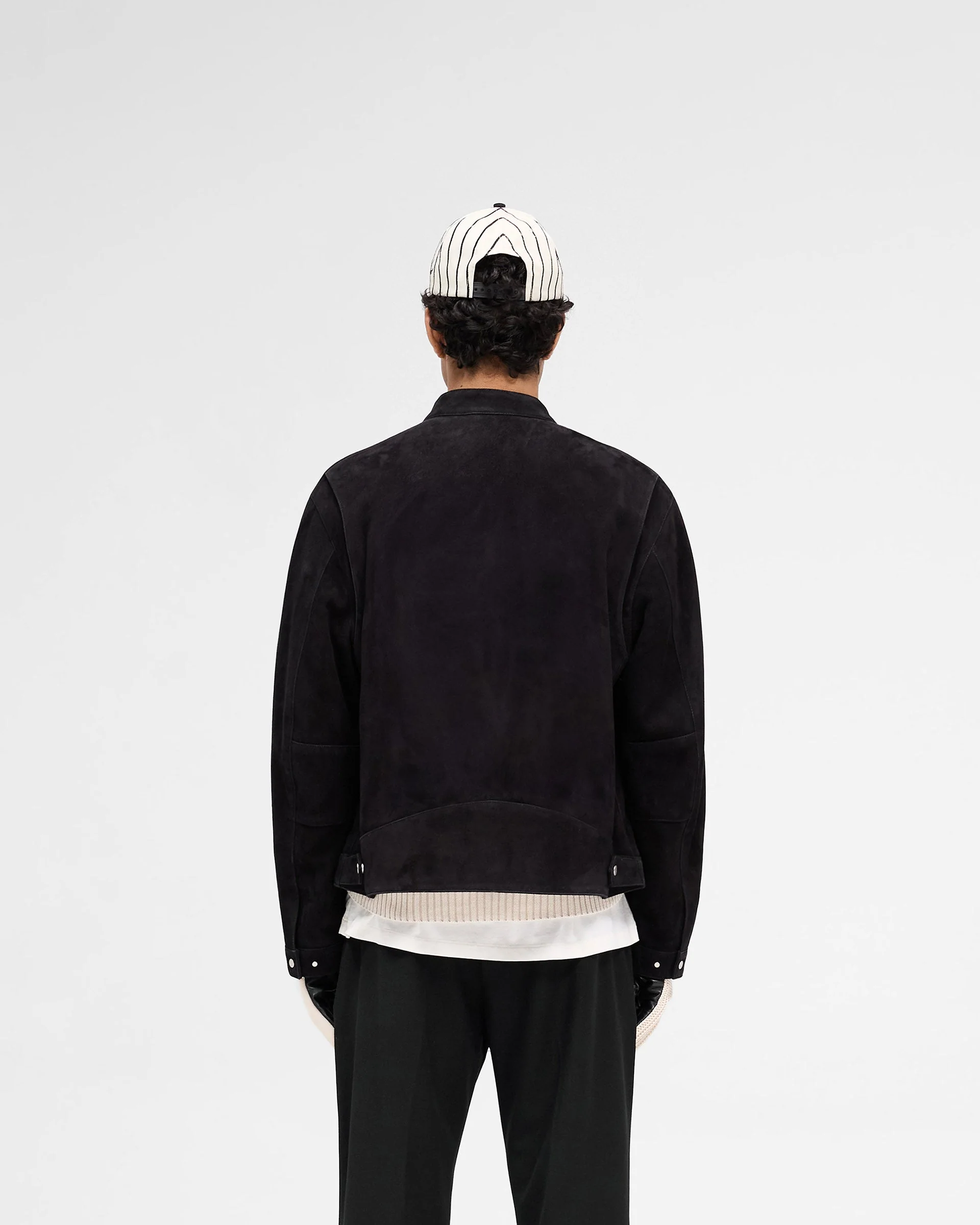 Overdrive Suede Jacket - Jet Black - Image 4