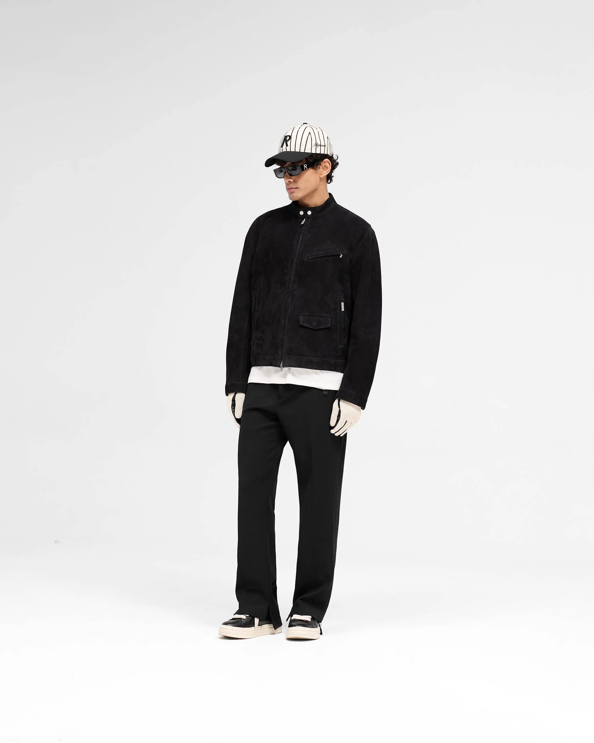Overdrive Suede Jacket - Jet Black - Image 6