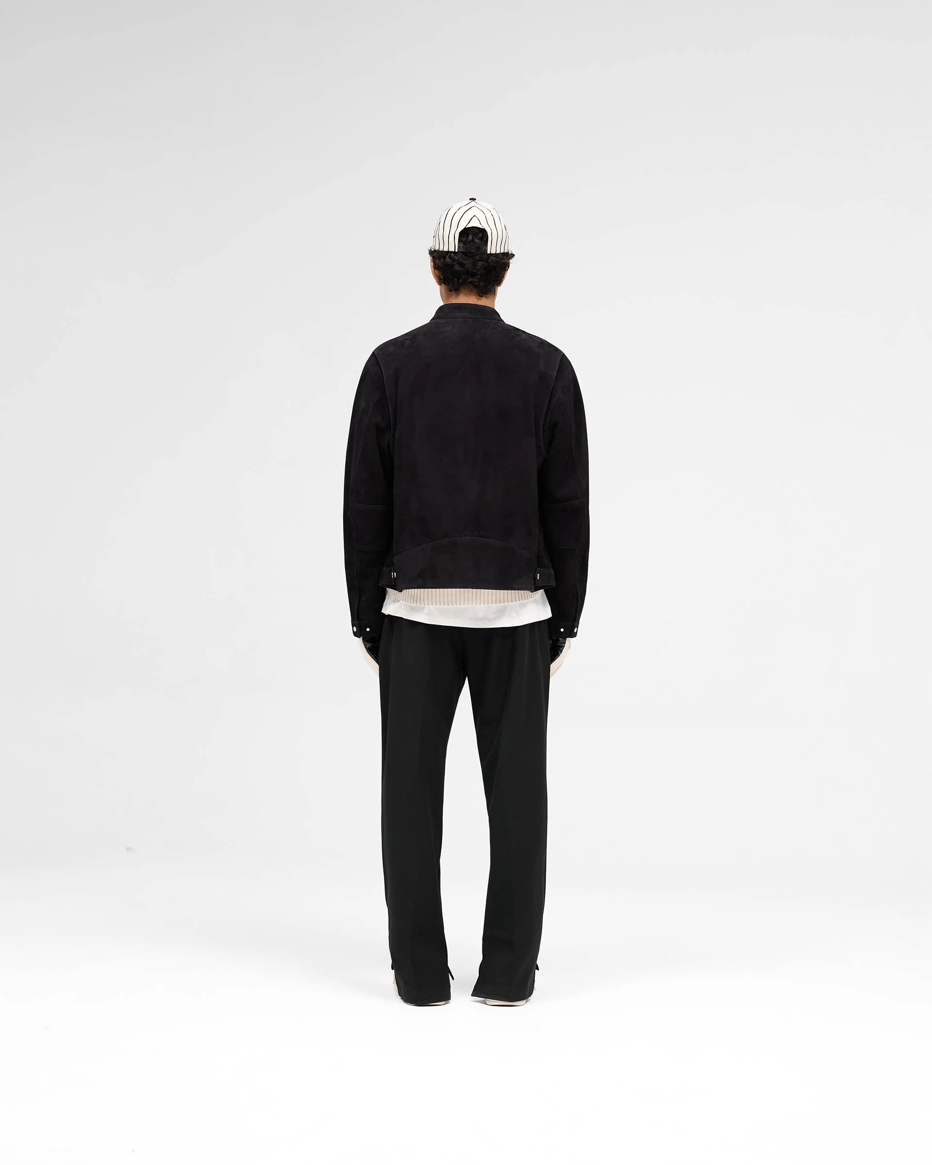 Overdrive Suede Jacket - Jet Black - Image 7