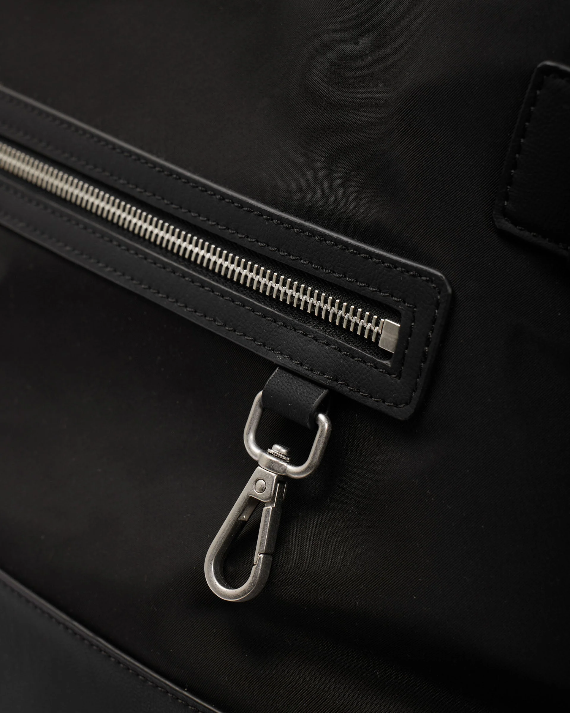 Oversized Nylon Carry Bag - Black - Image 3
