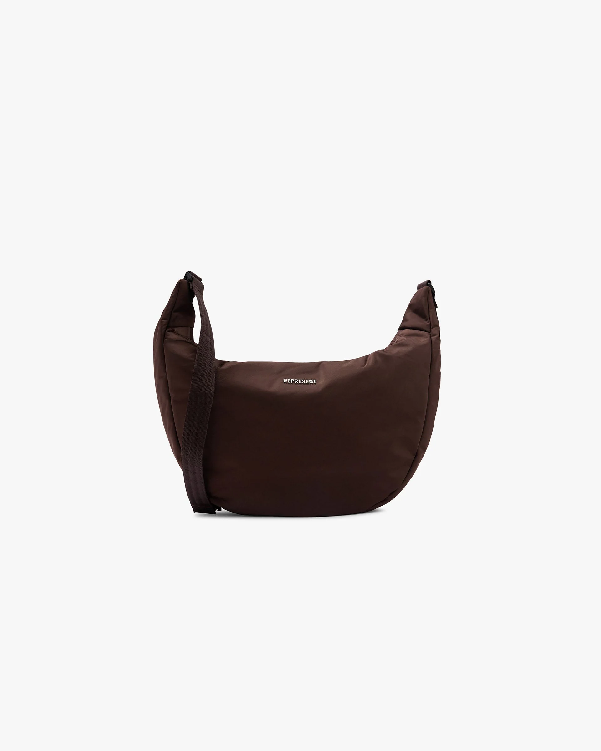 Padded Sling Bag - Dark Brown - Image 2