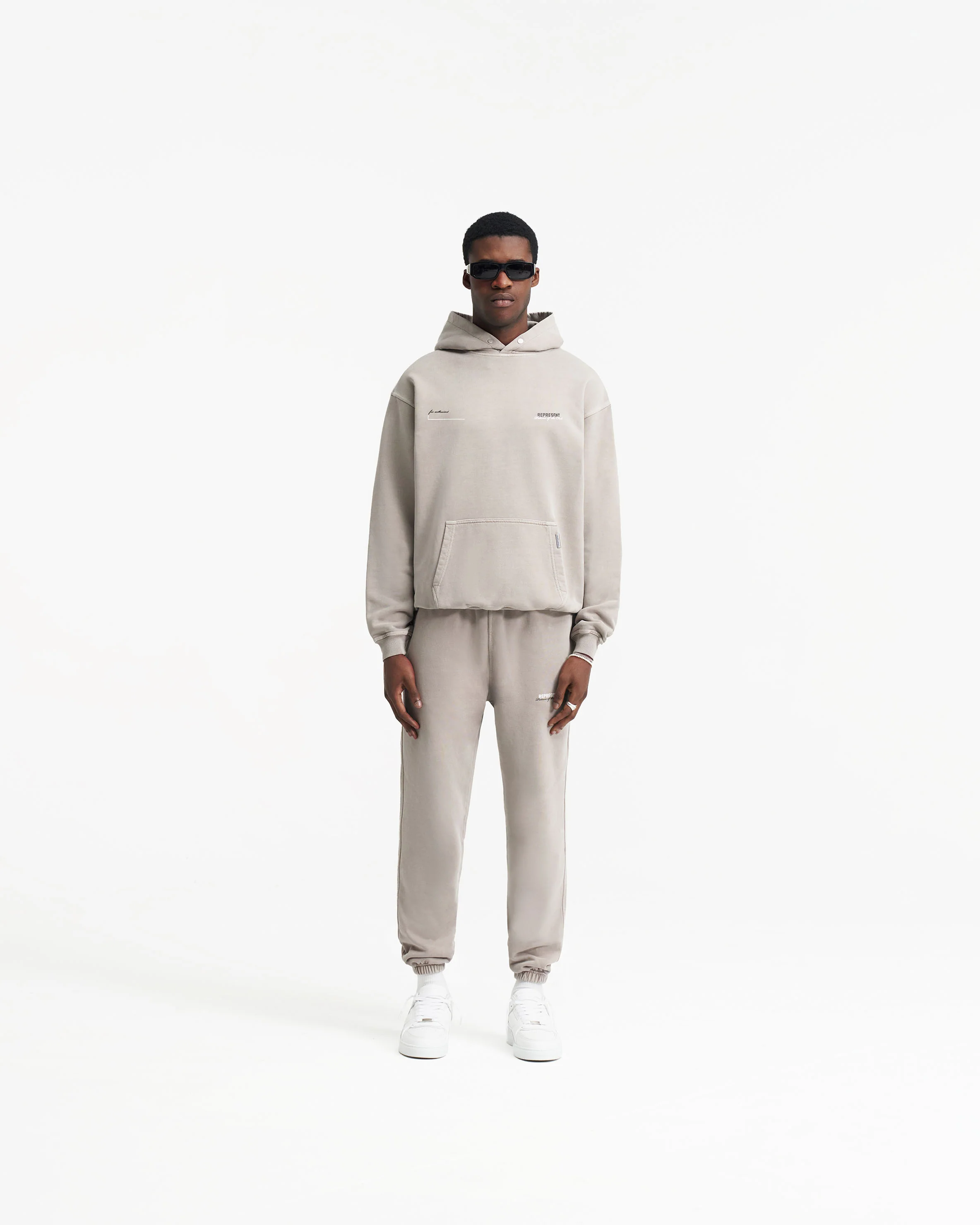 Patron Of The Club Hoodie - Mudstone - Image 8