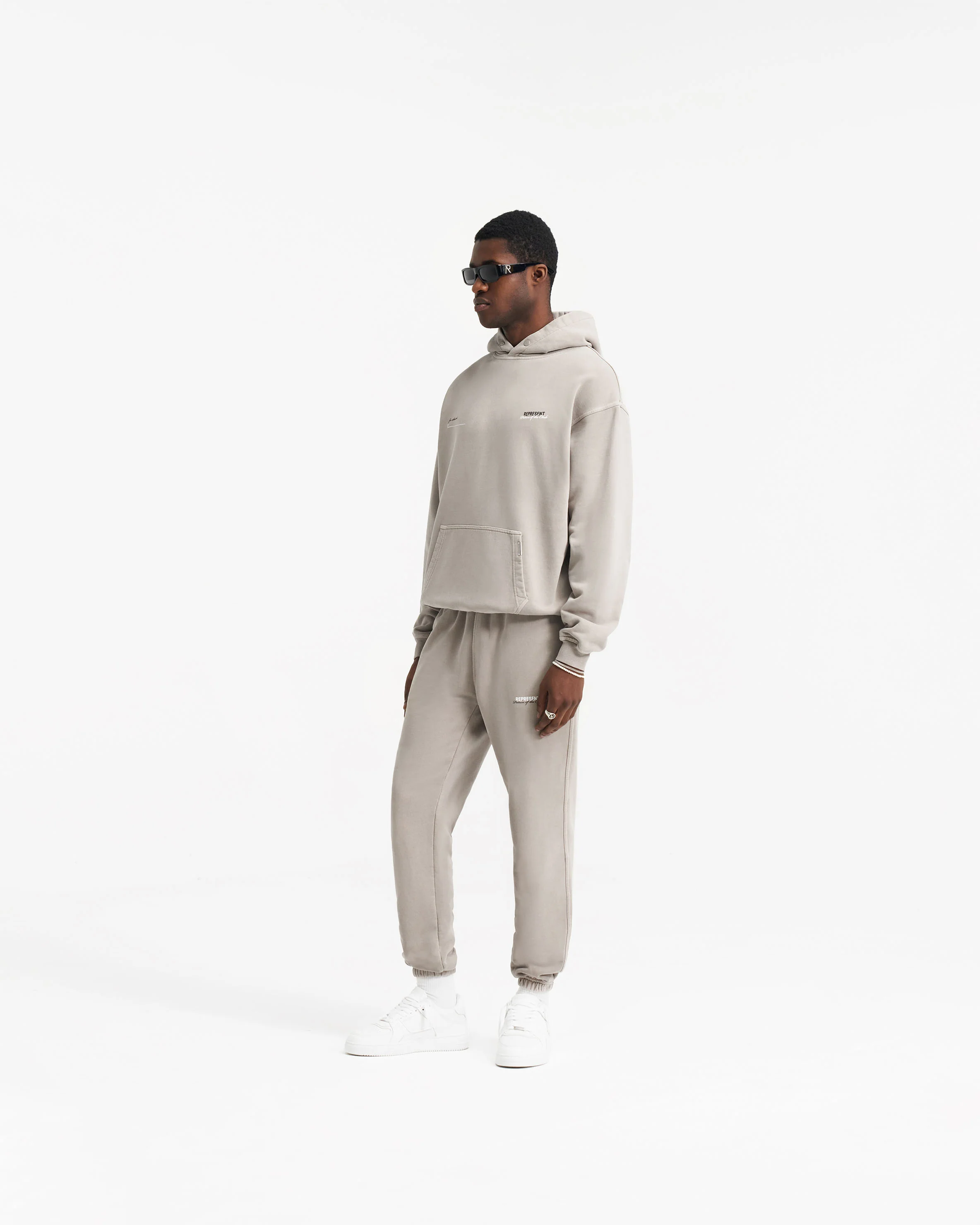 Patron Of The Club Hoodie - Mudstone - Image 9