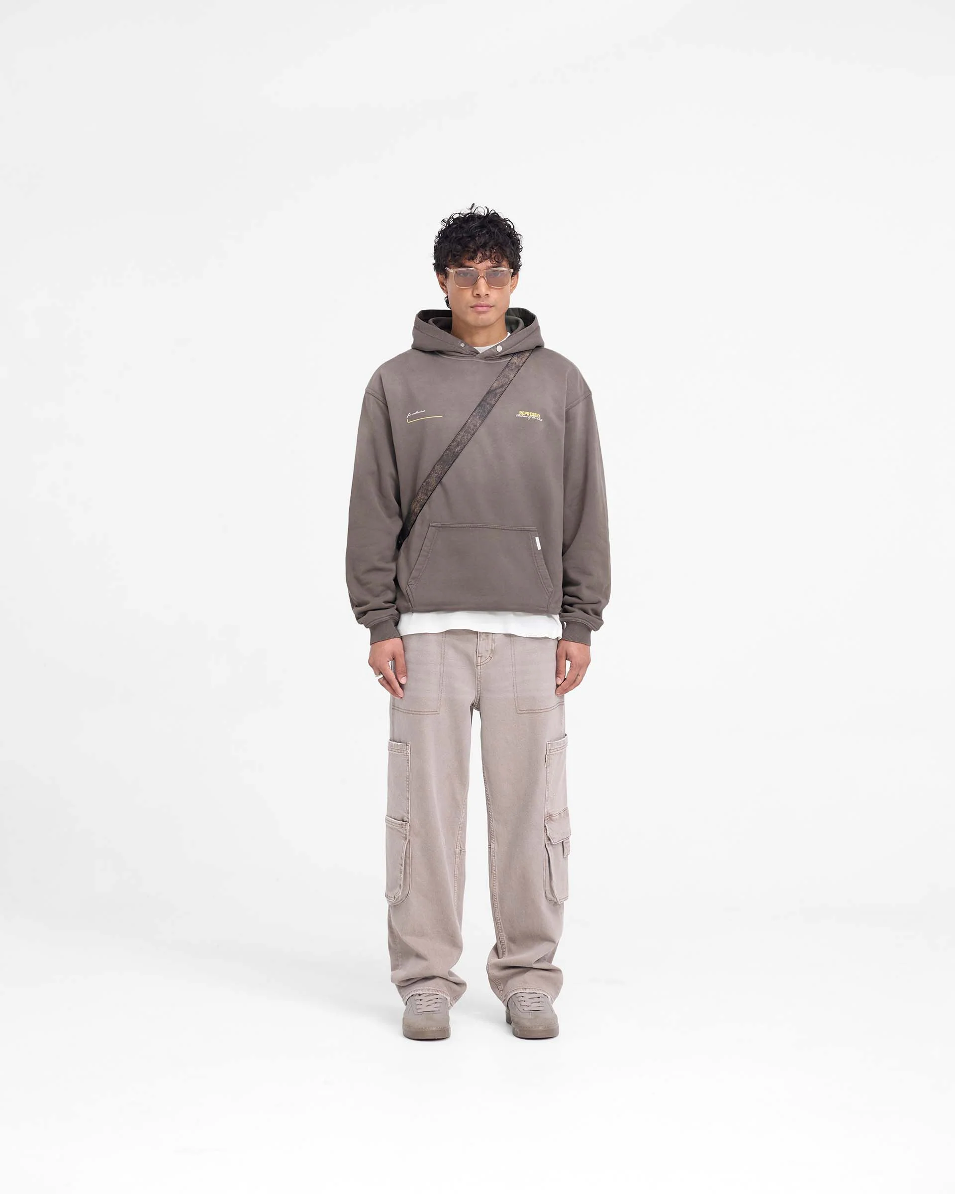 Patron Of The Club Hoodie - Washed Olive - Image 6