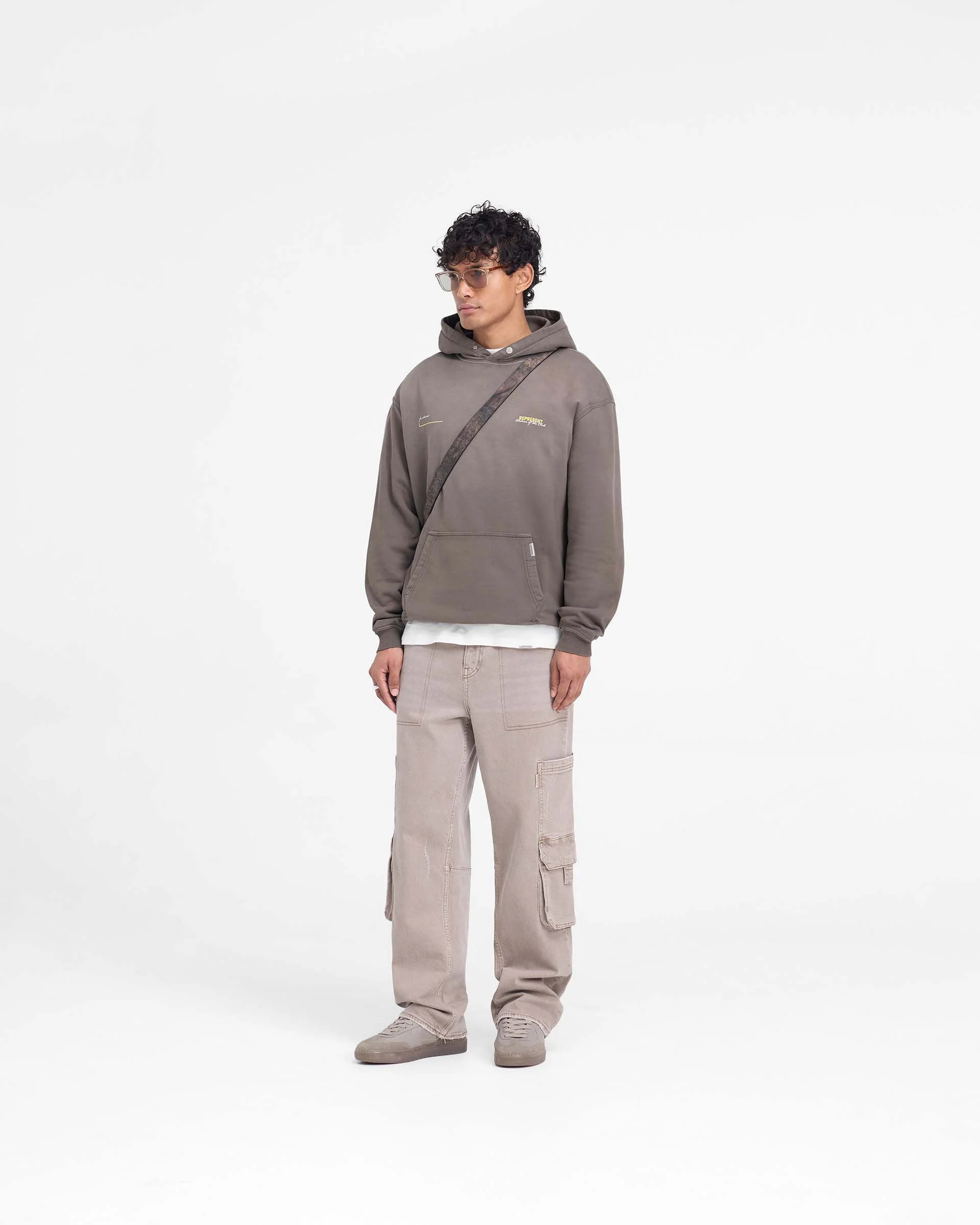 Patron Of The Club Hoodie - Washed Olive - Image 7