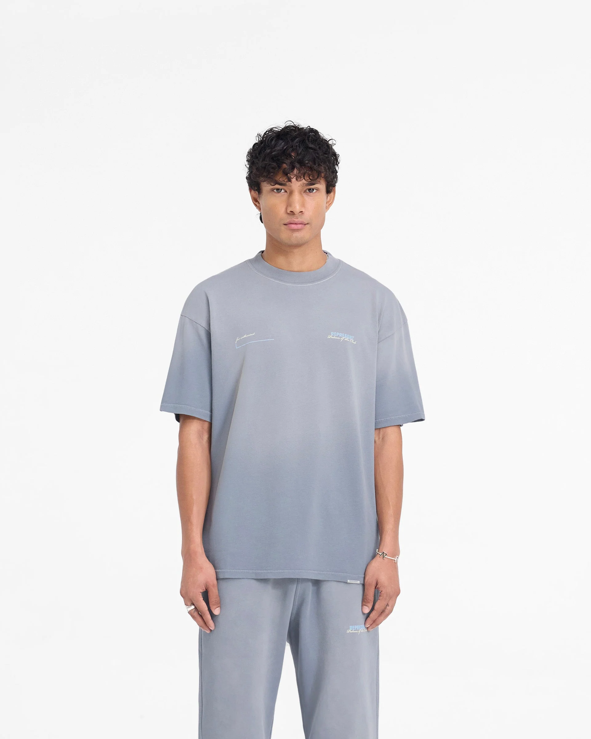 Patron Of The Club T-Shirt - Washed Grey - Image 3
