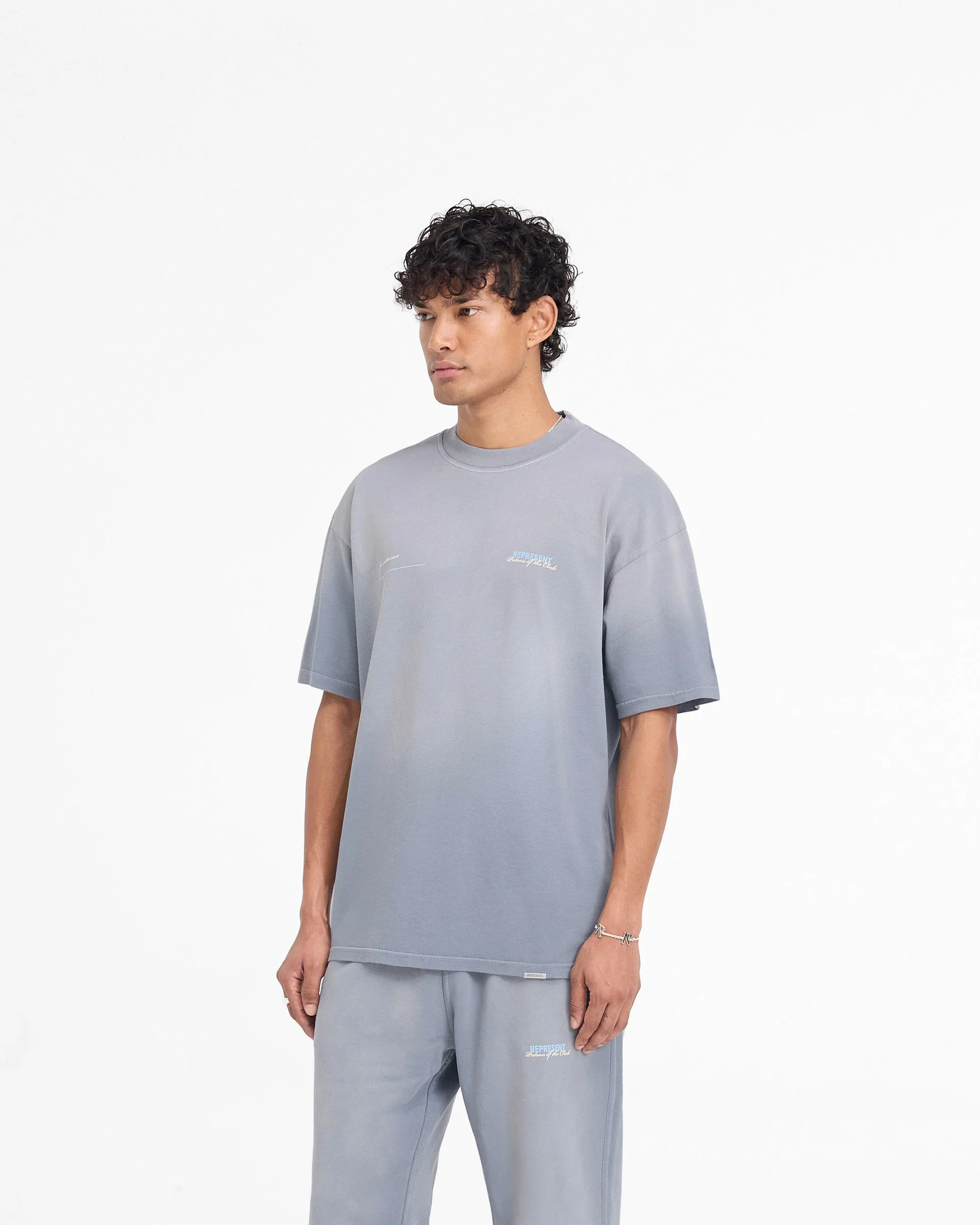 Patron Of The Club T-Shirt - Washed Grey - Image 4