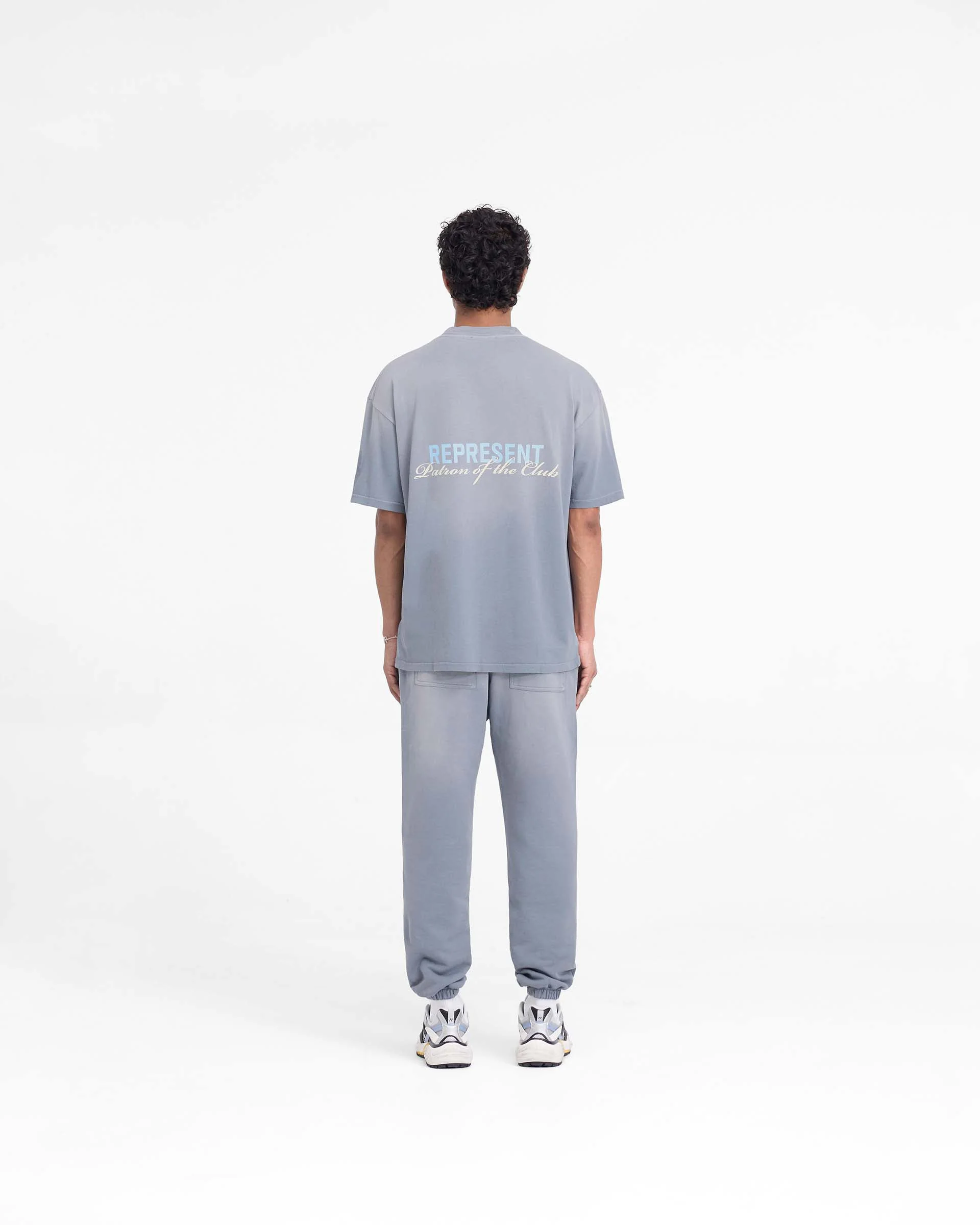 Patron Of The Club T-Shirt - Washed Grey - Image 8