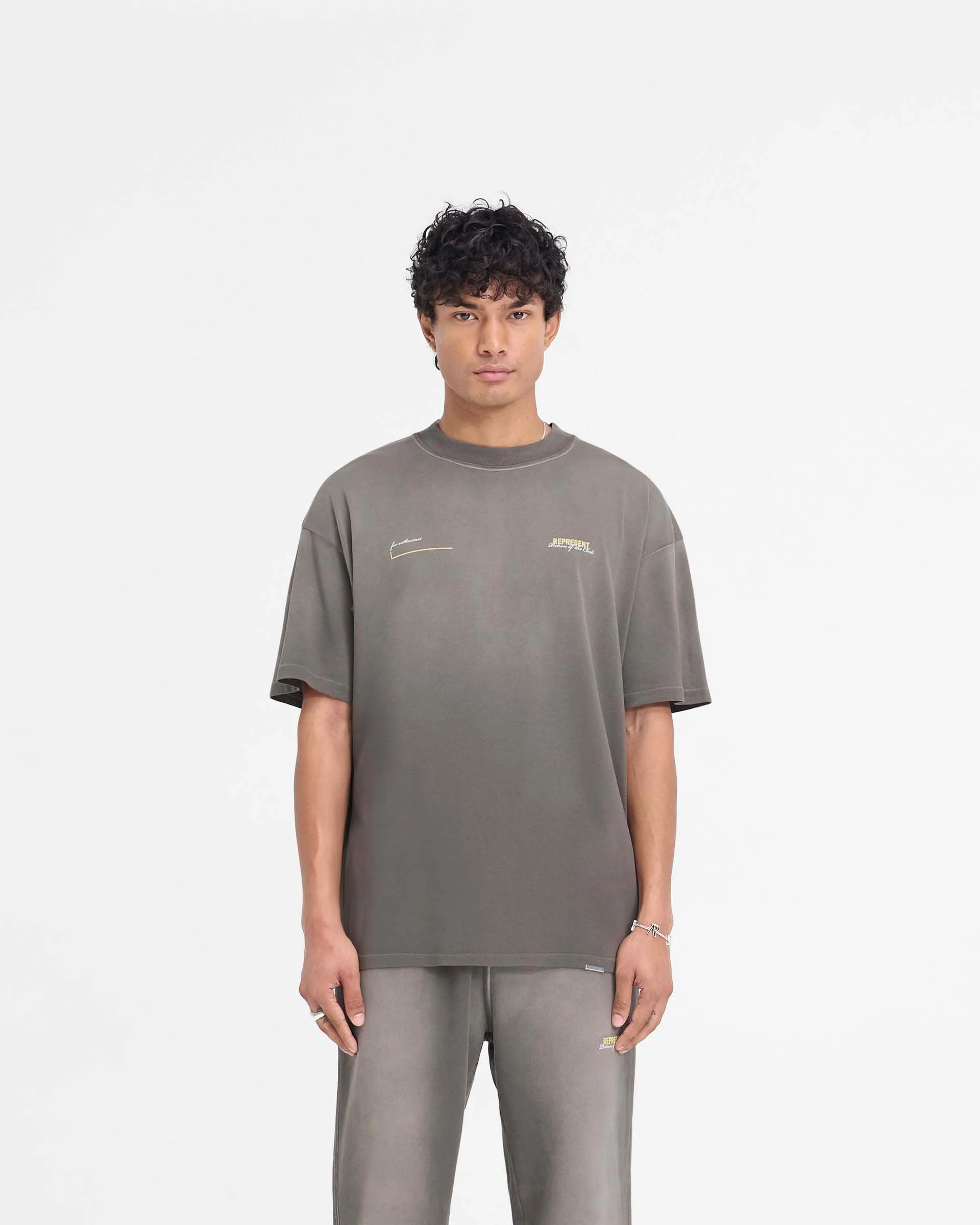 Patron Of The Club T-Shirt - Washed Olive - Image 3