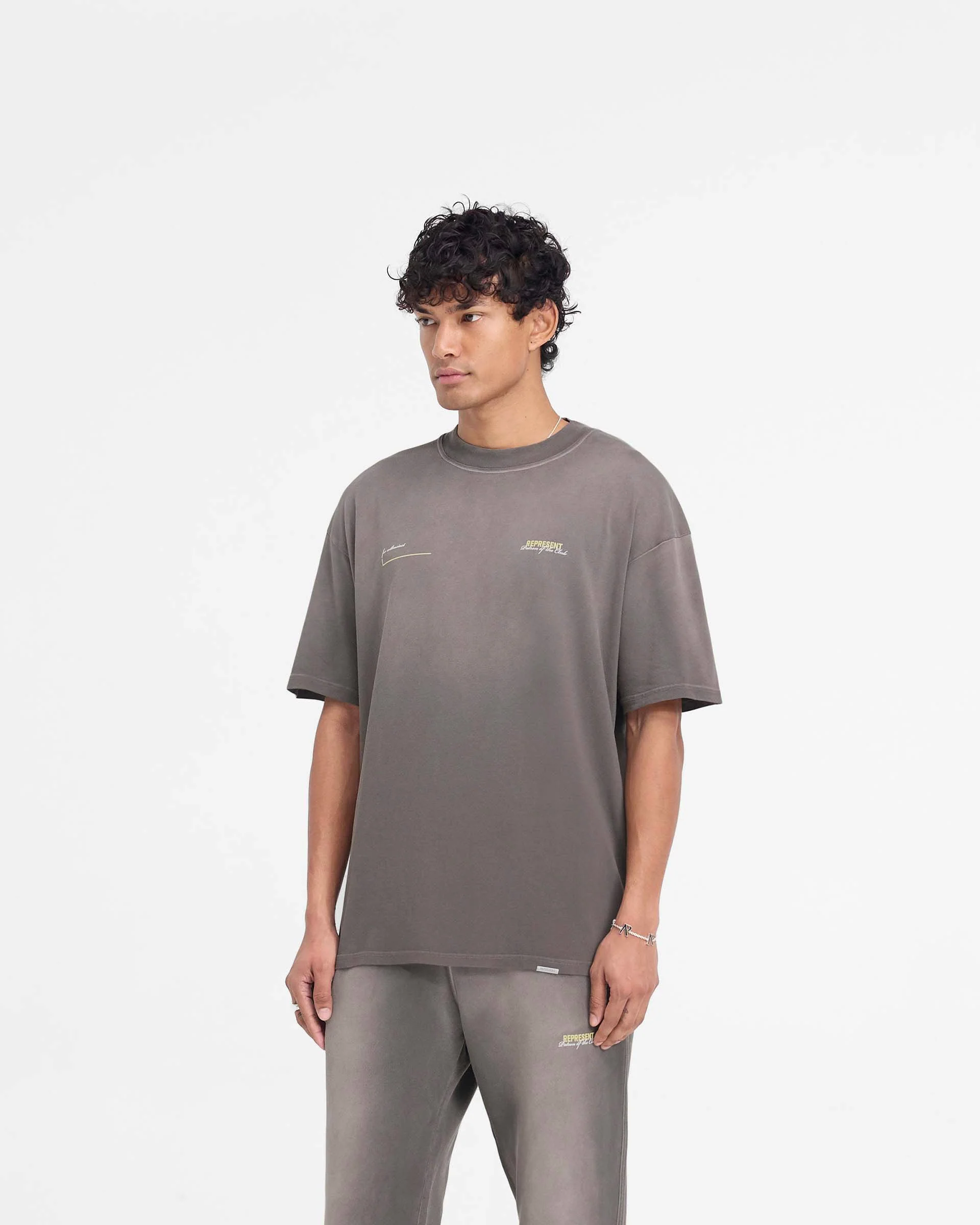 Patron Of The Club T-Shirt - Washed Olive - Image 4