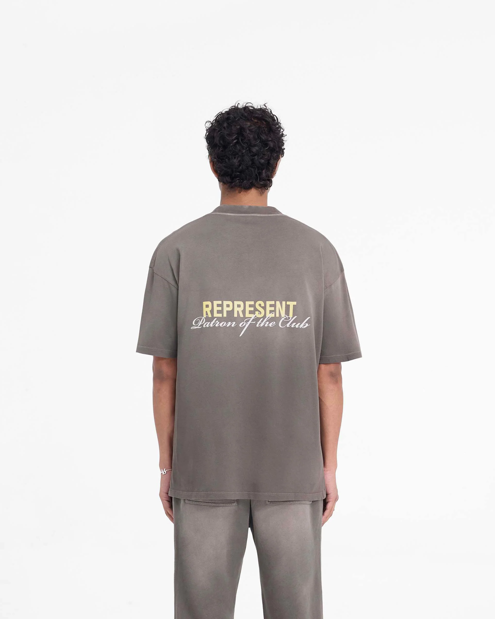 Patron Of The Club T-Shirt - Washed Olive - Image 5
