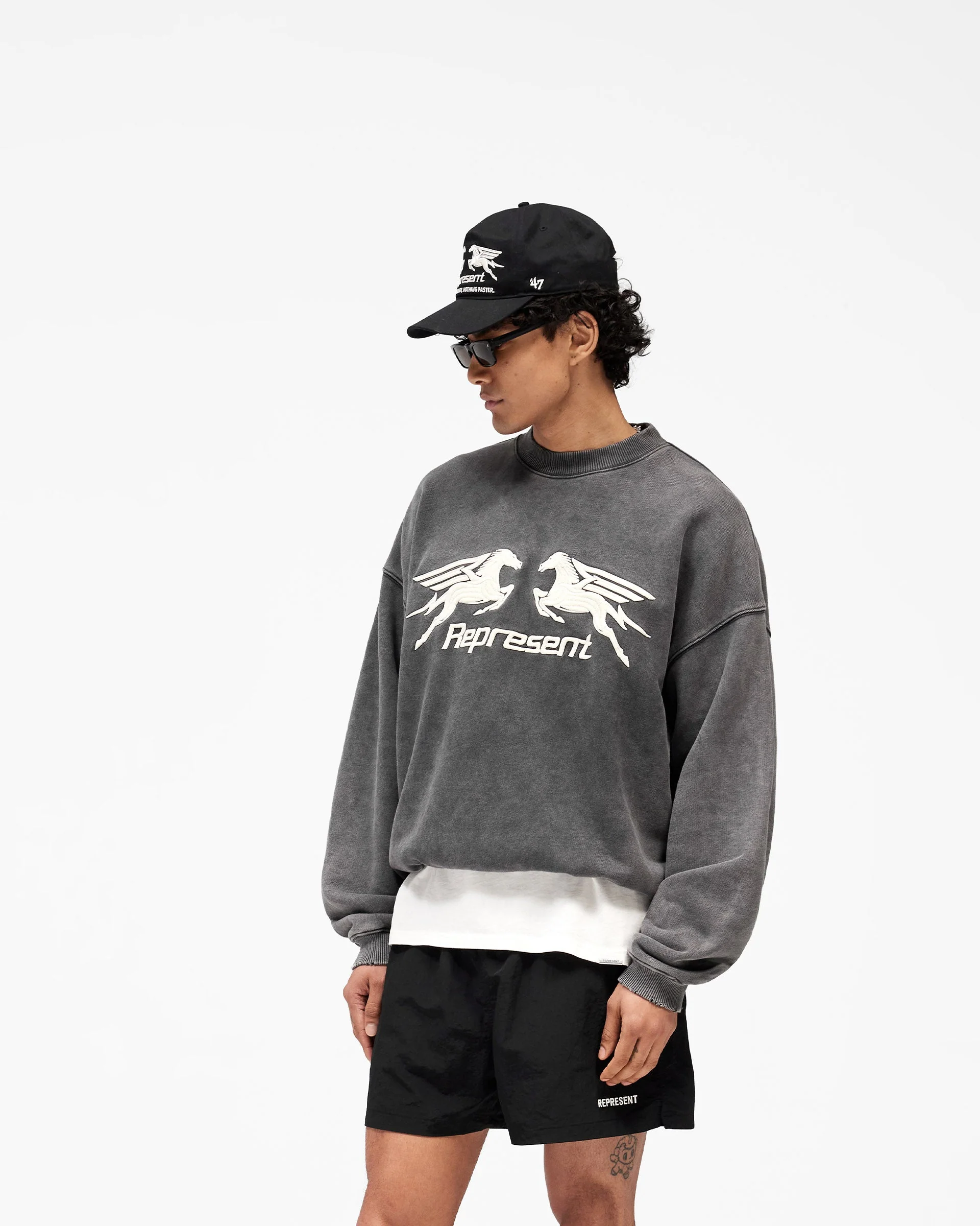 Pegasus Sweatshirt - Vintage Grey - Image 6