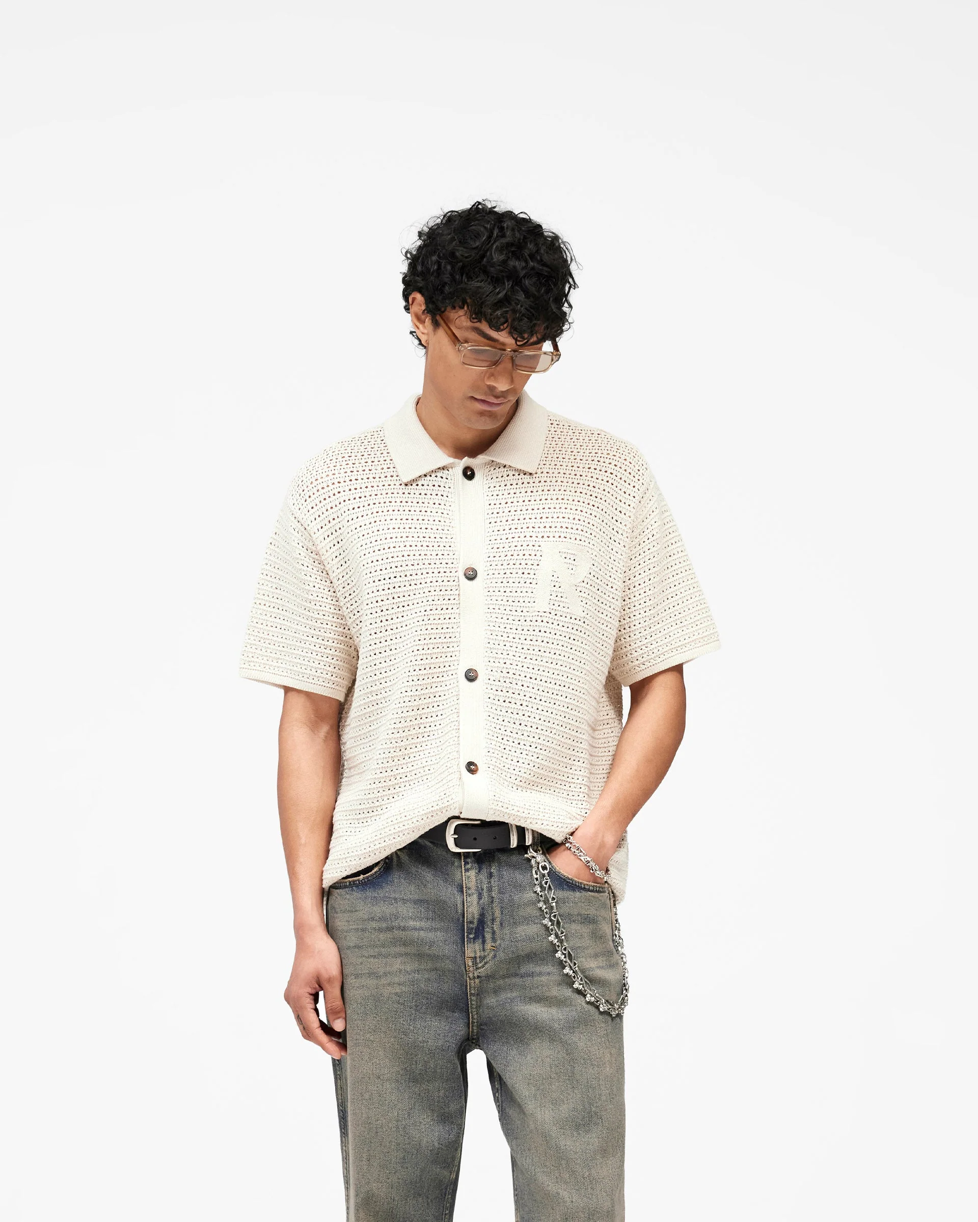 Pico Knit Shirt - Ecru - Image 2