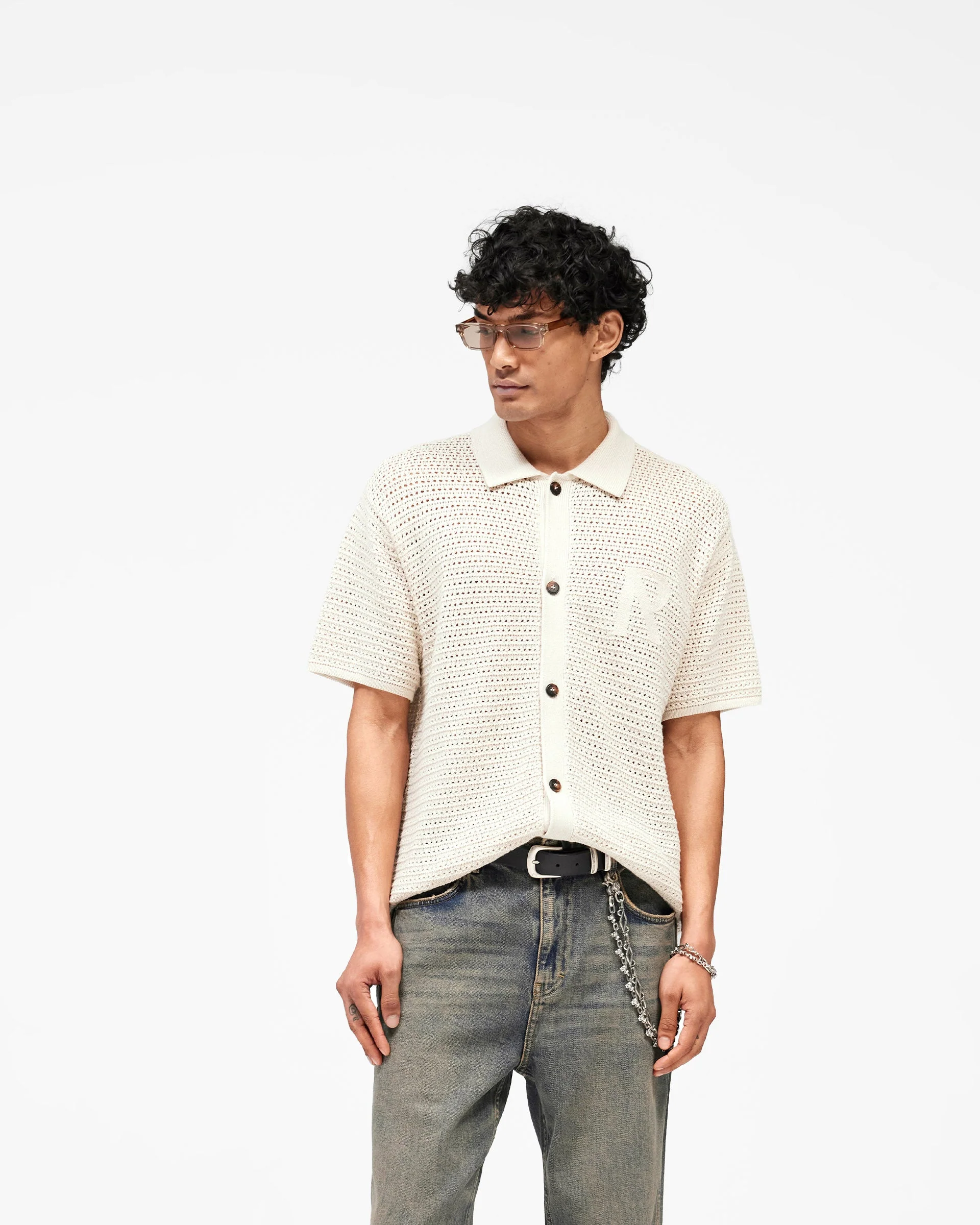 Pico Knit Shirt - Ecru - Image 3