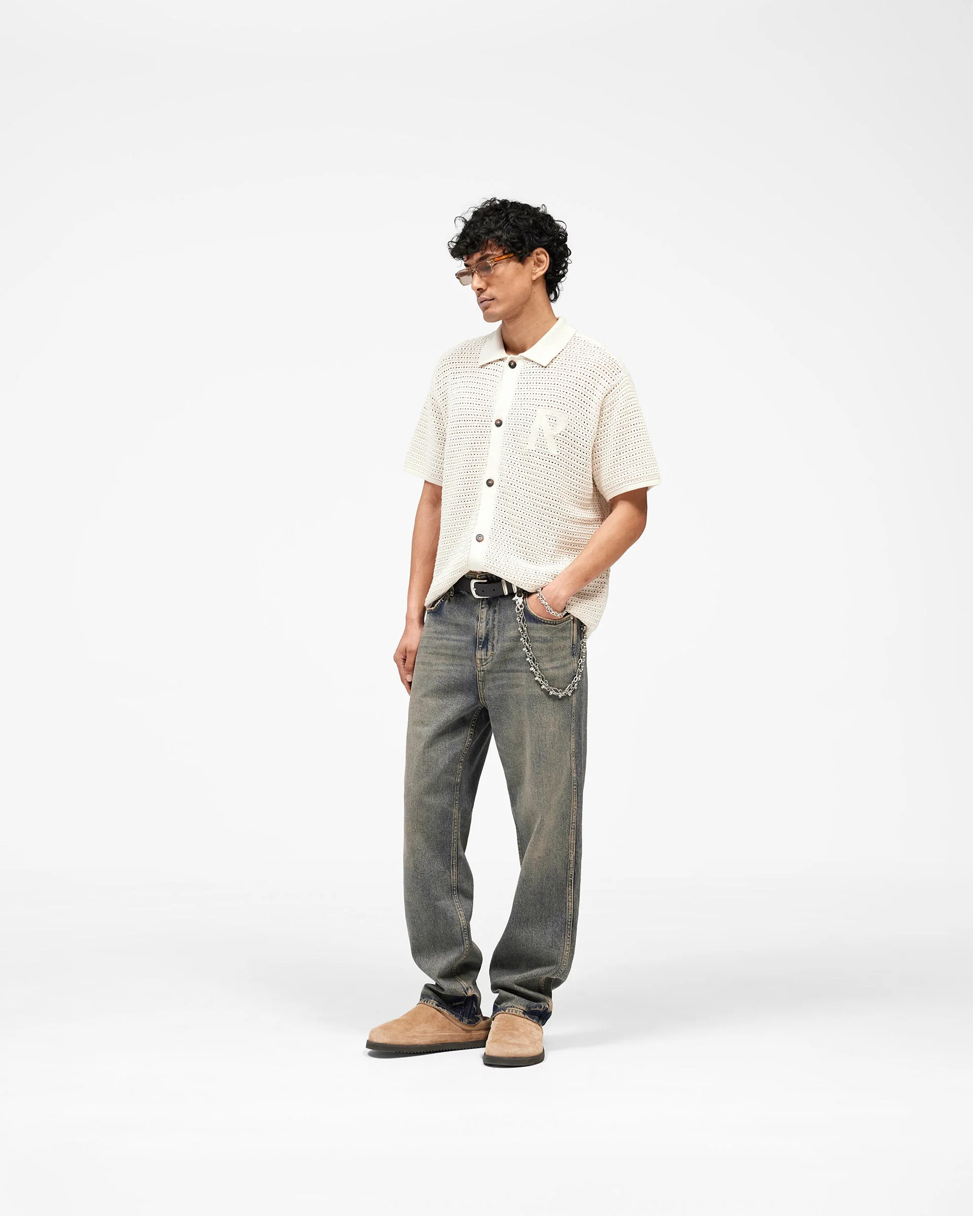 Pico Knit Shirt - Ecru - Image 7