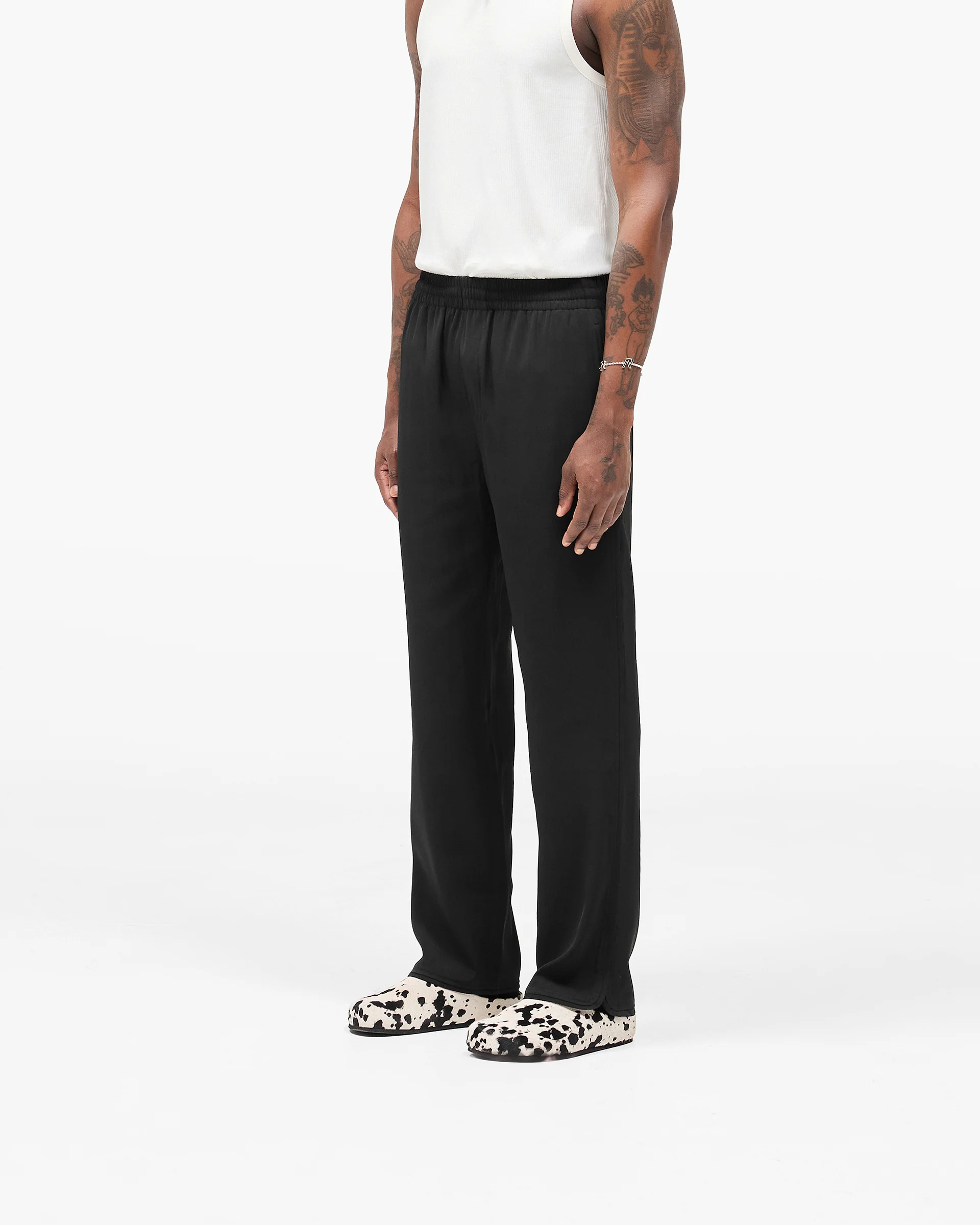 Piped Track Pant - Jet Black - Image 2