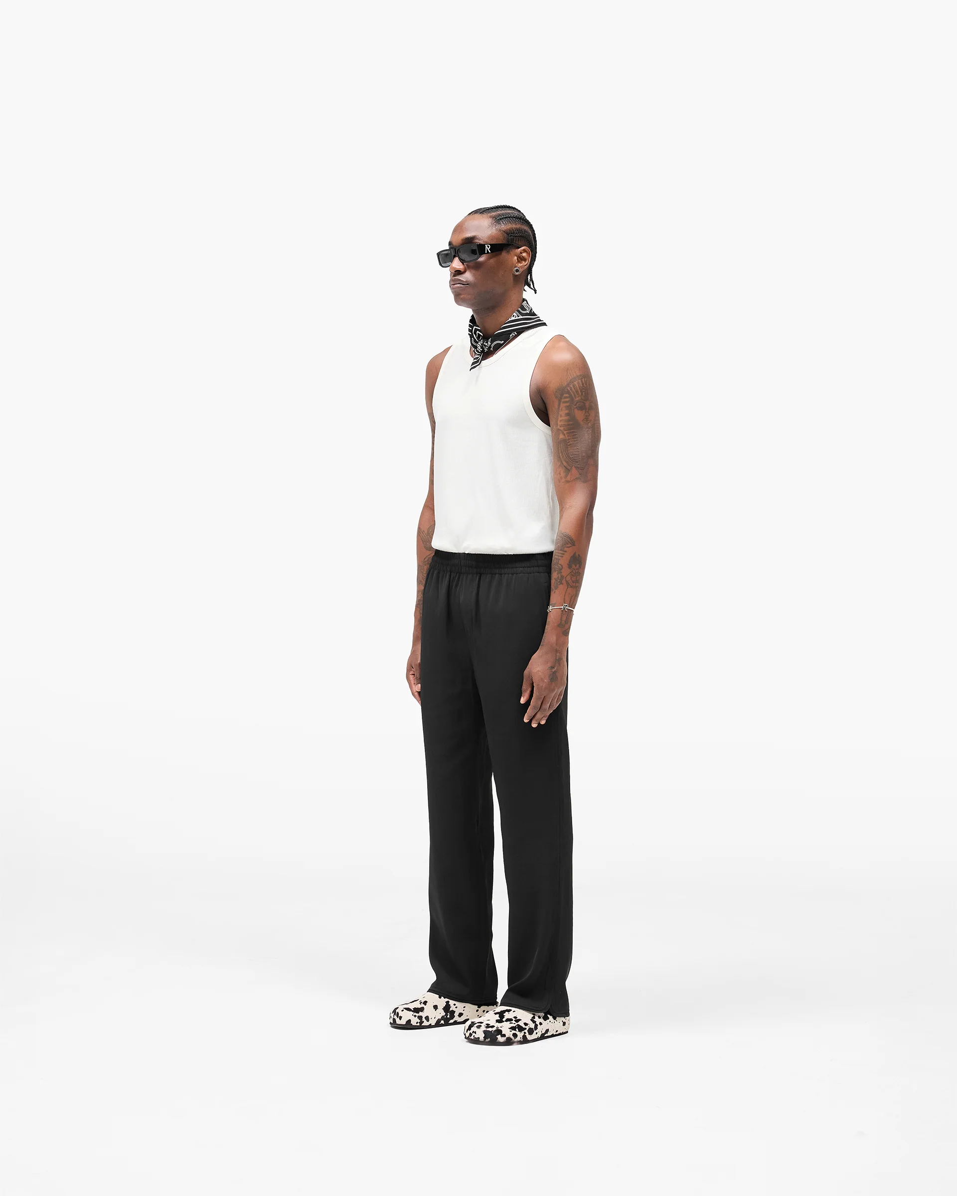 Piped Track Pant - Jet Black - Image 6