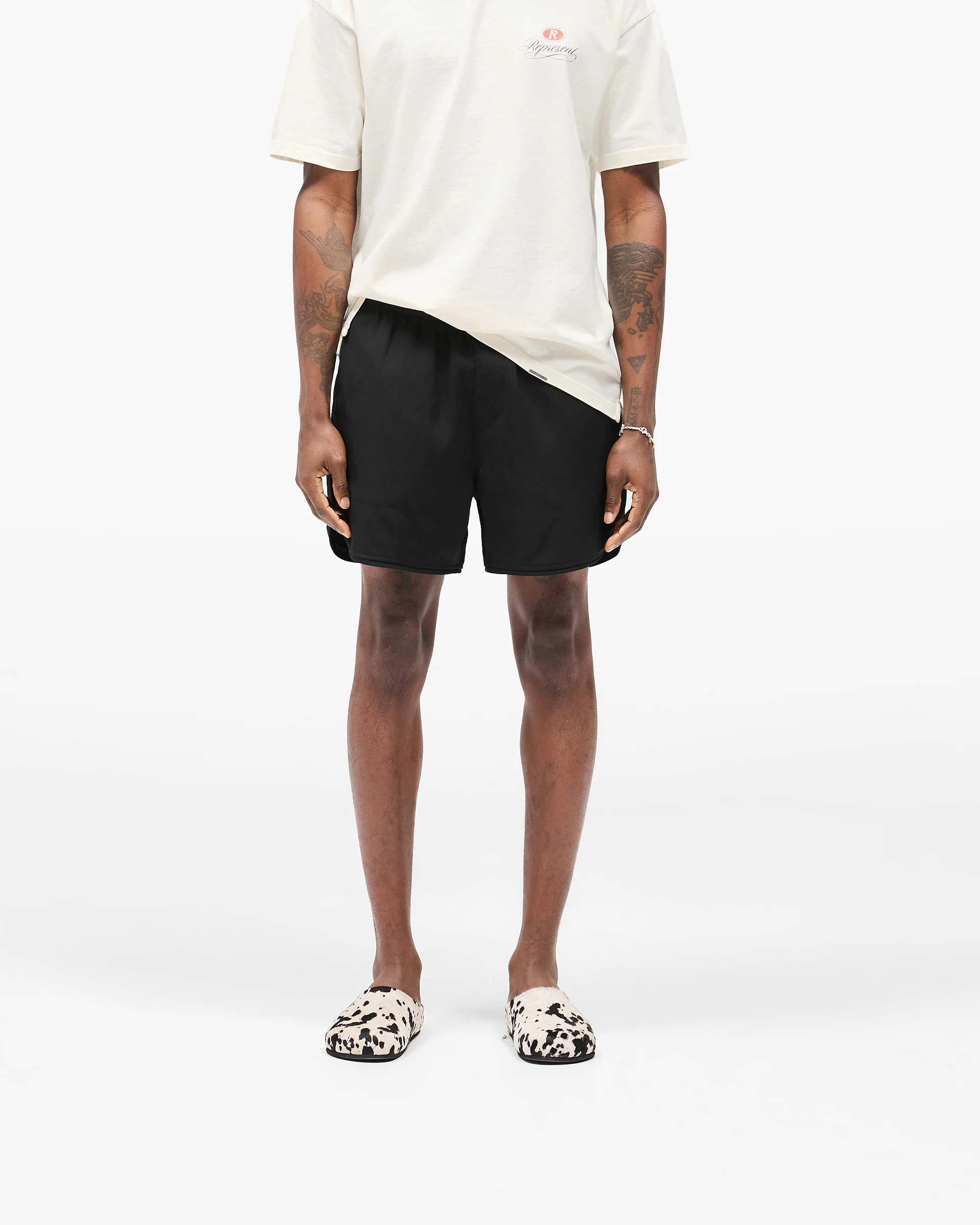 Piped Track Short - Jet Black - Image 2