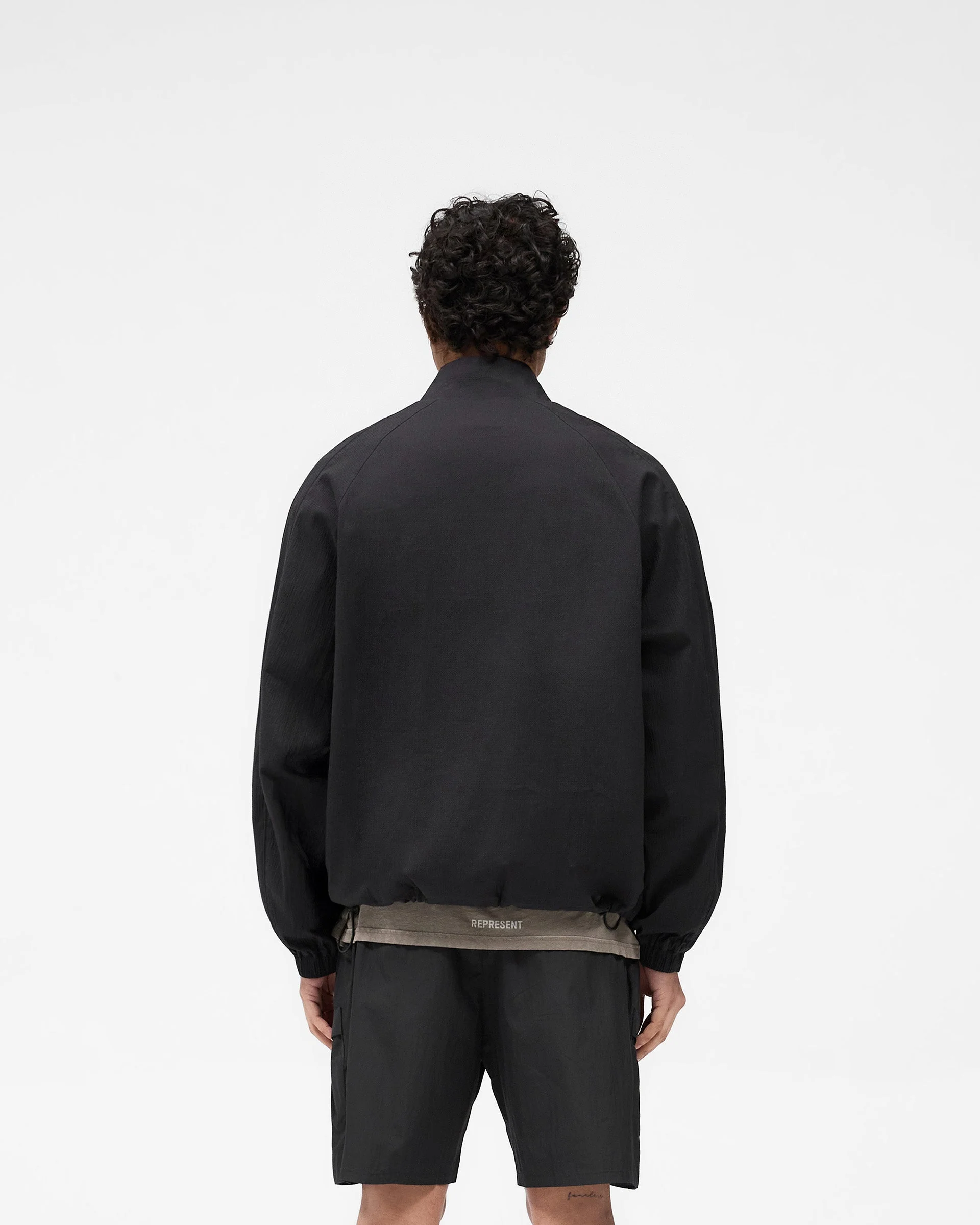 Quarter Zip Jacket - Black - Image 4