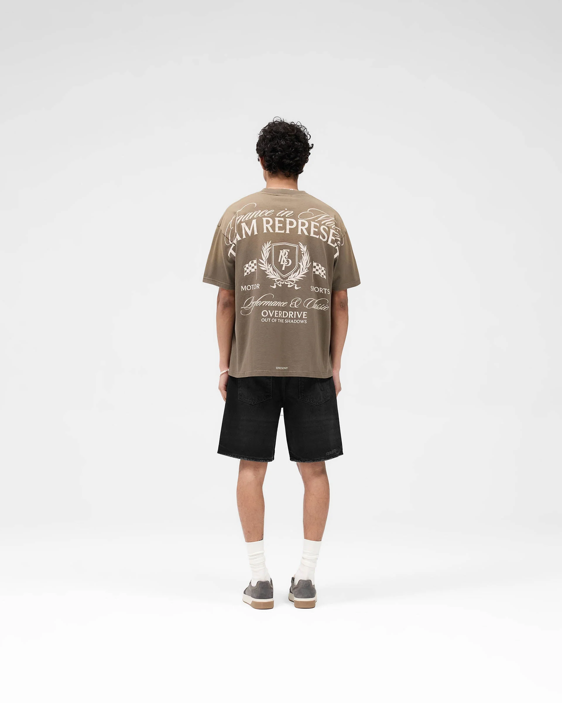 R10T Tailored Denim Shorts - Black - Image 7