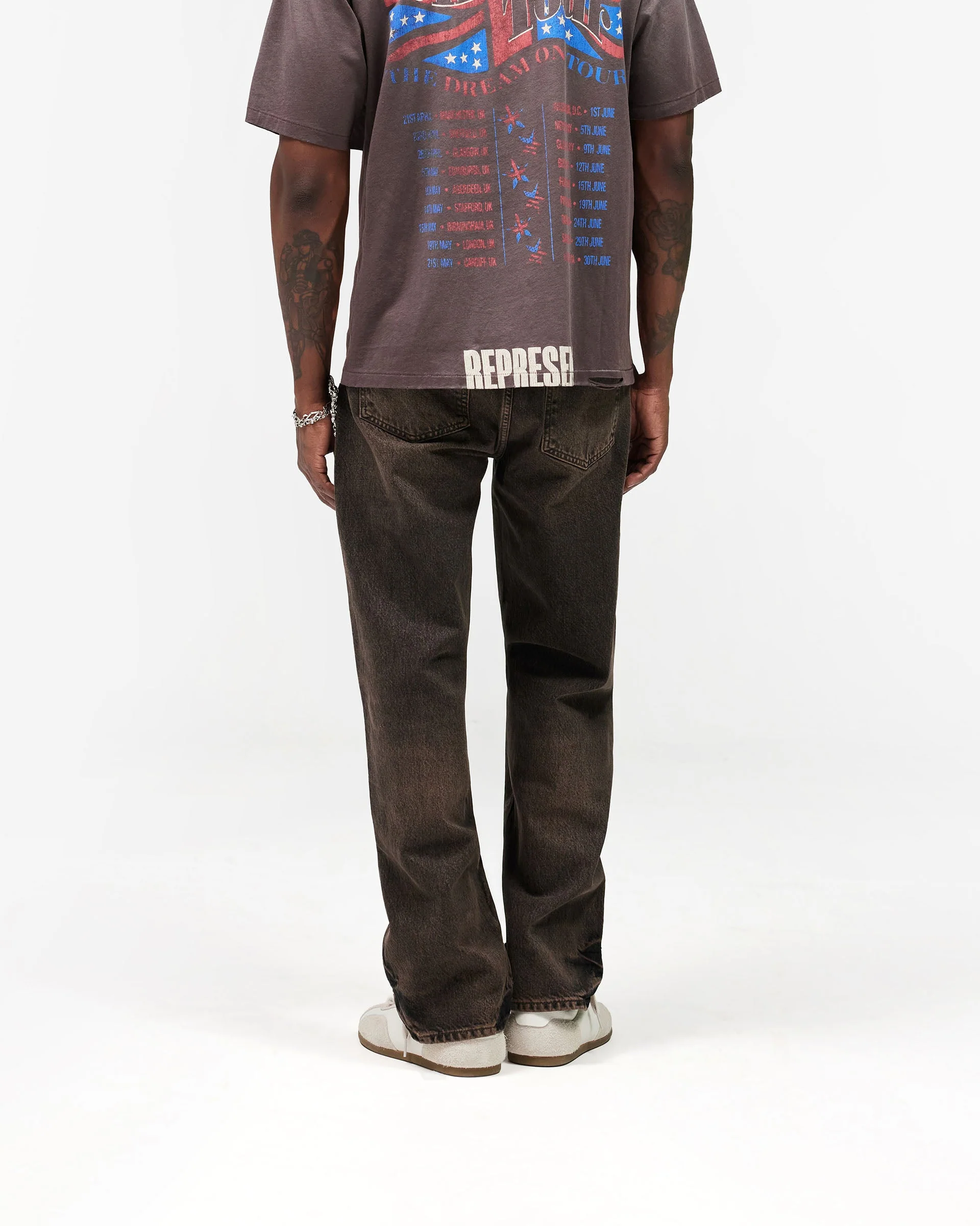R2 Straight Leg Denim - Bark - Image 4