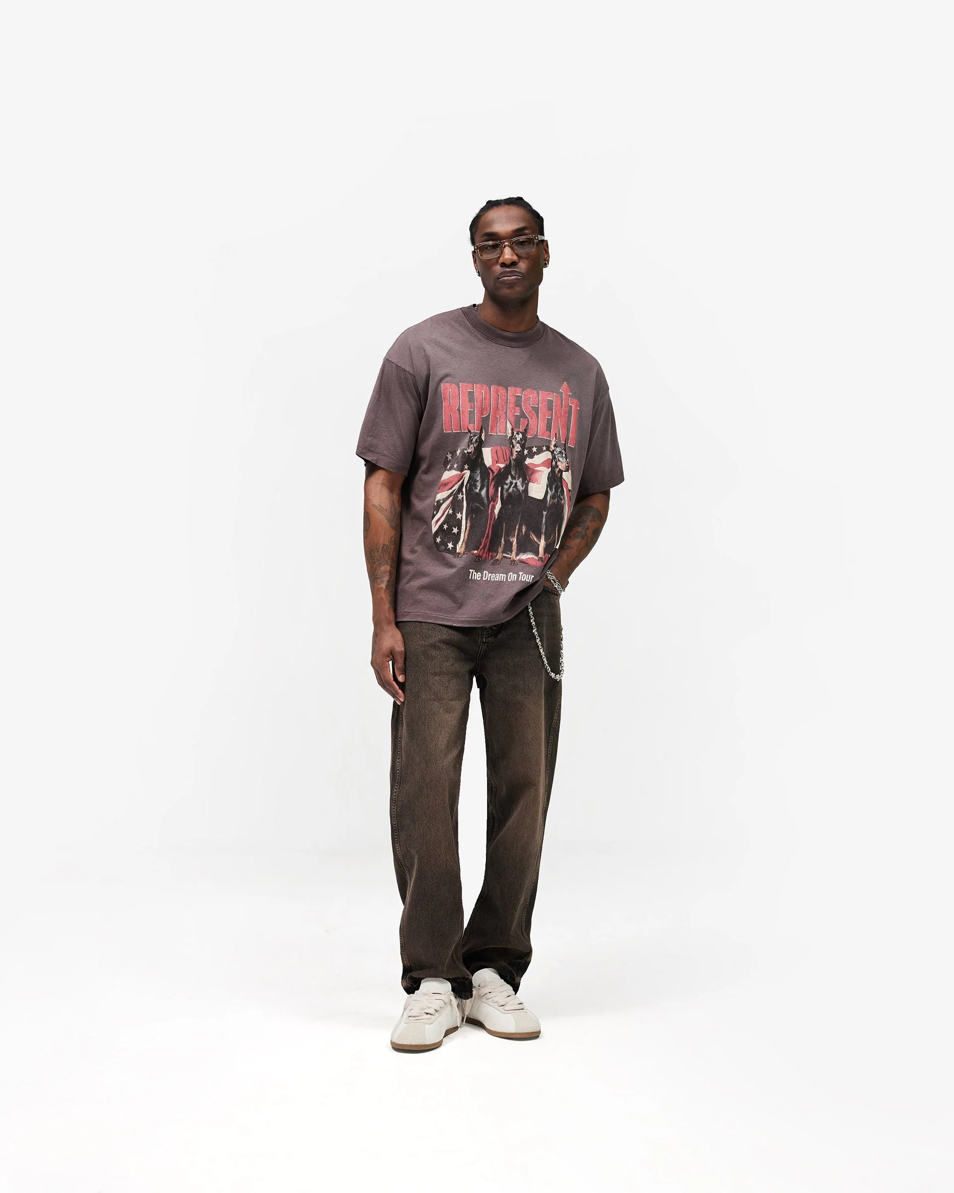 R2 Straight Leg Denim - Bark - Image 7