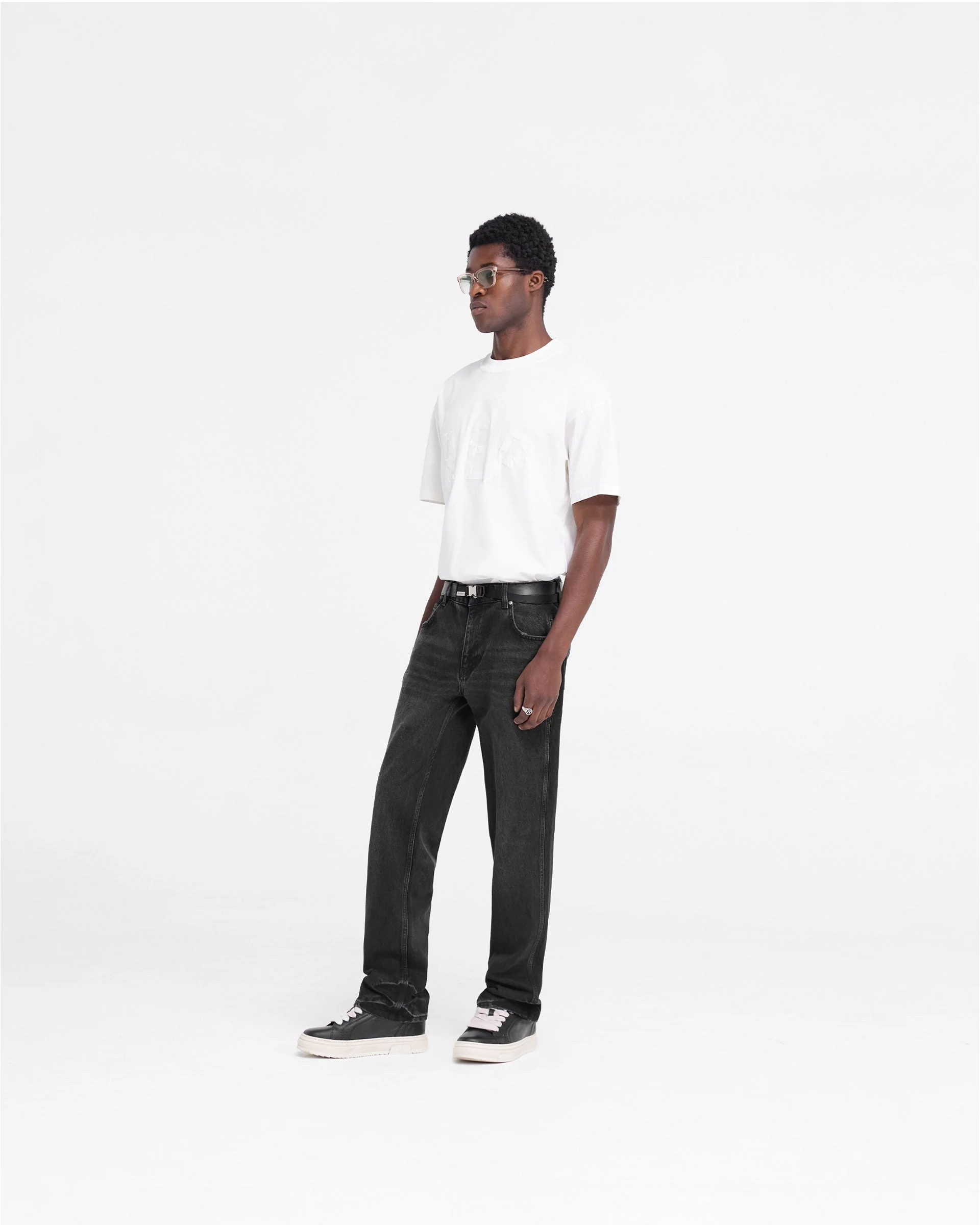 R2 Straight Leg Denim - Black - Image 7