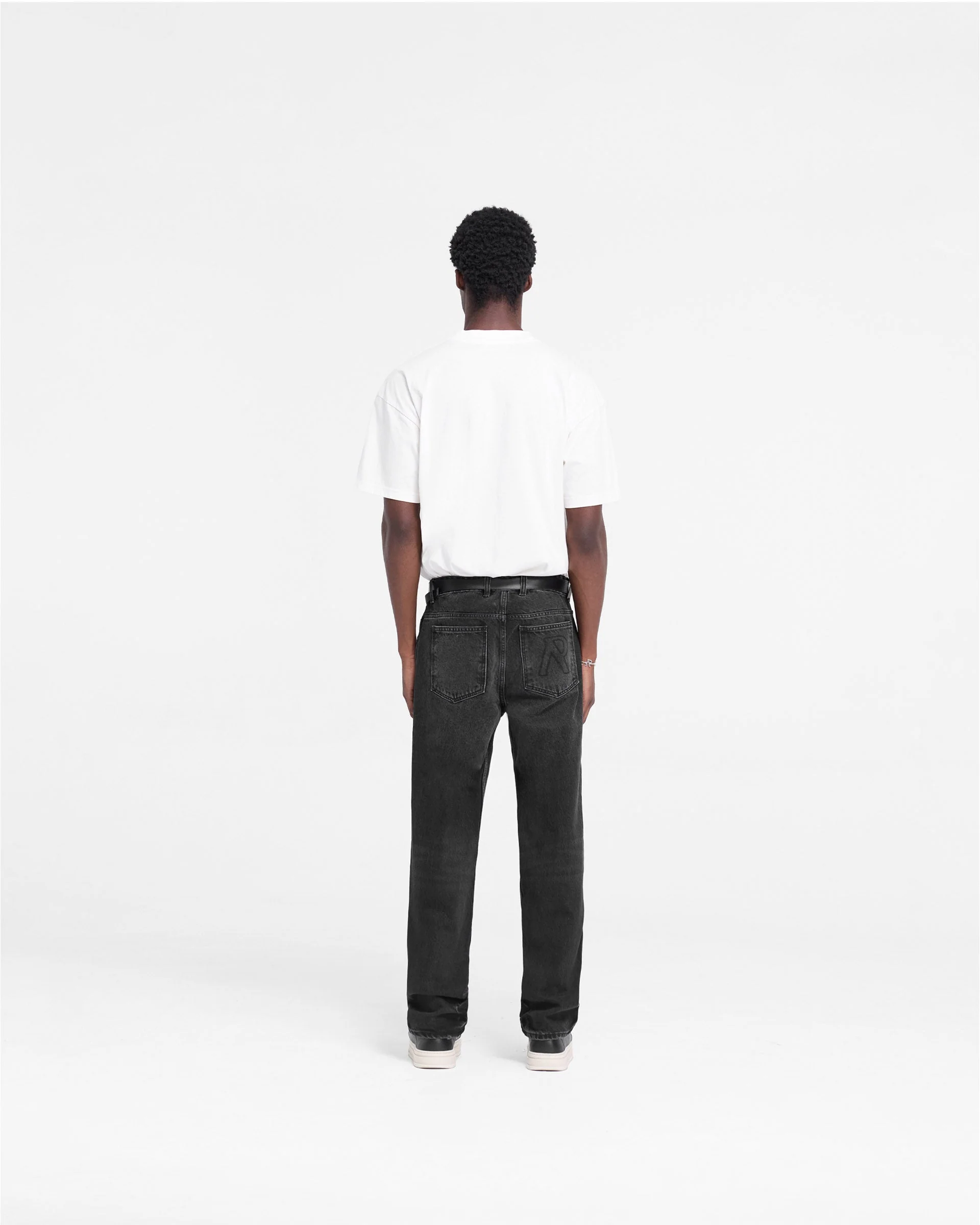 R2 Straight Leg Denim - Black - Image 8