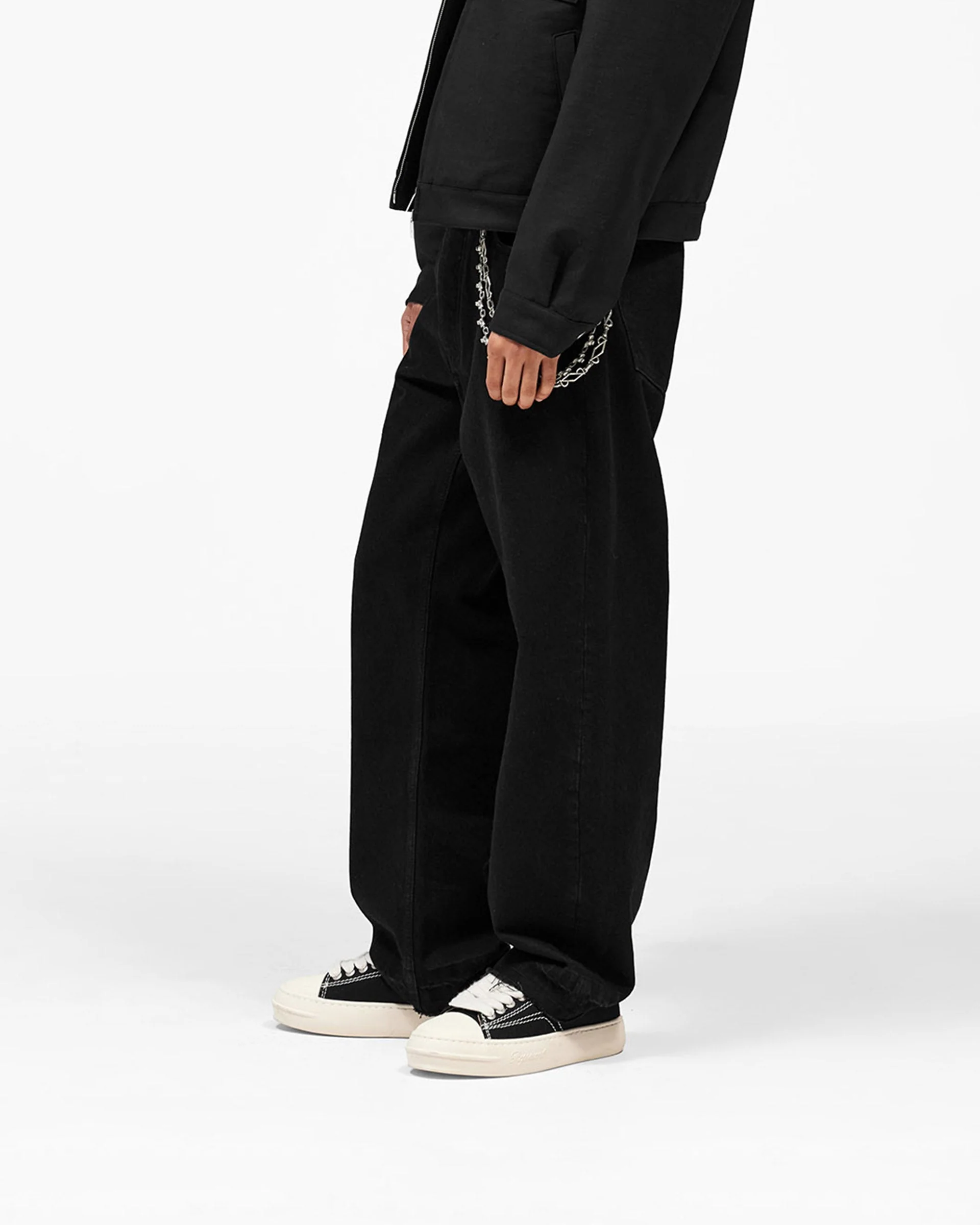 R3 Baggy Denim - Black - Image 2