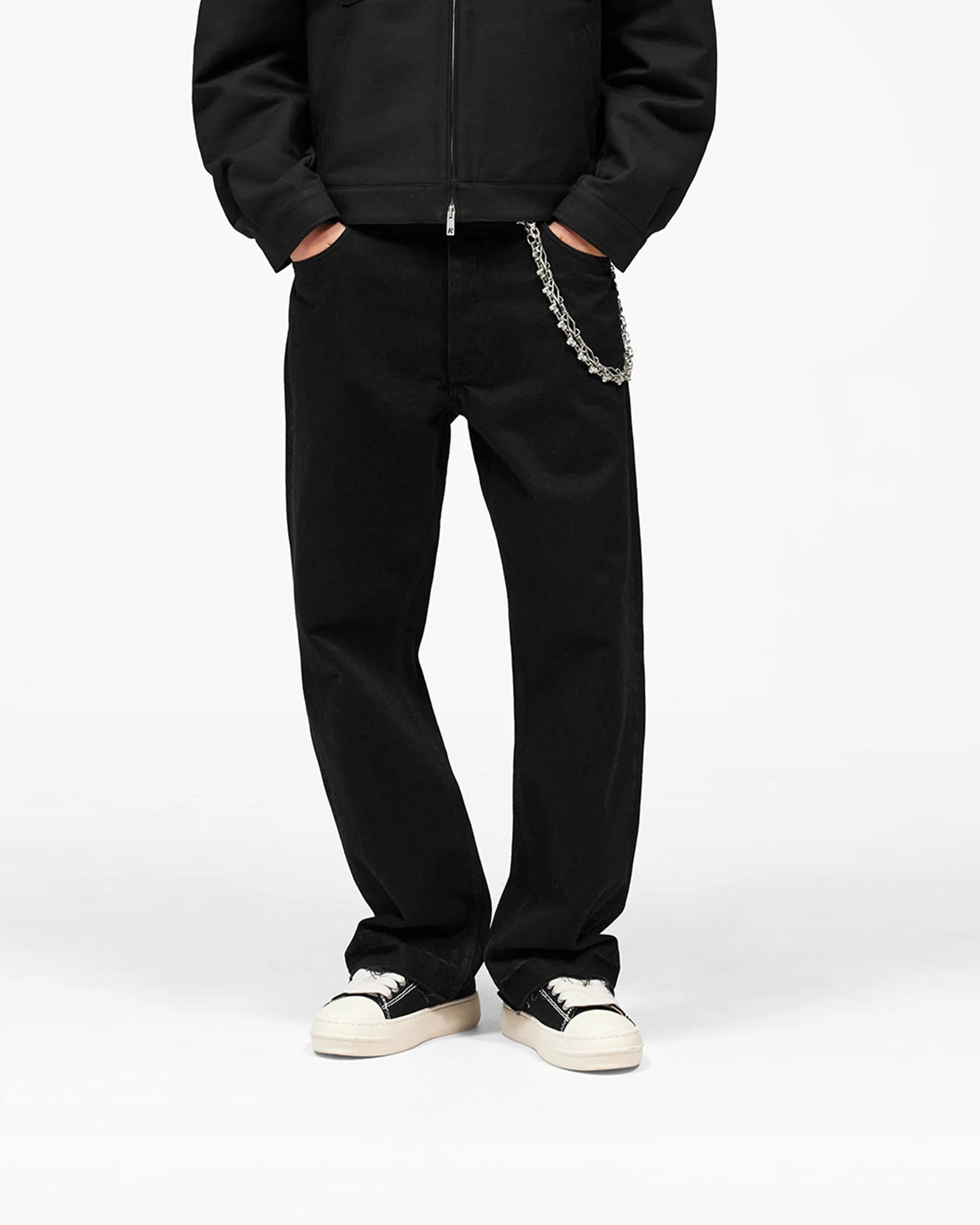 R3 Baggy Denim - Black - Image 3