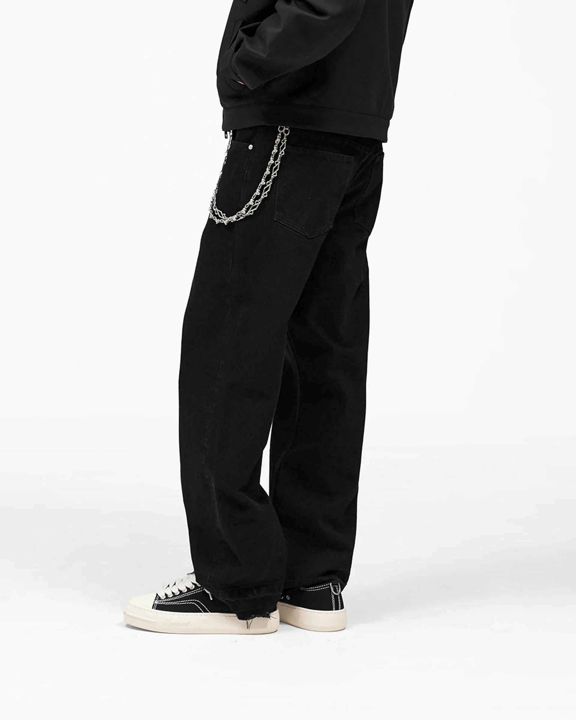 R3 Baggy Denim - Black - Image 4
