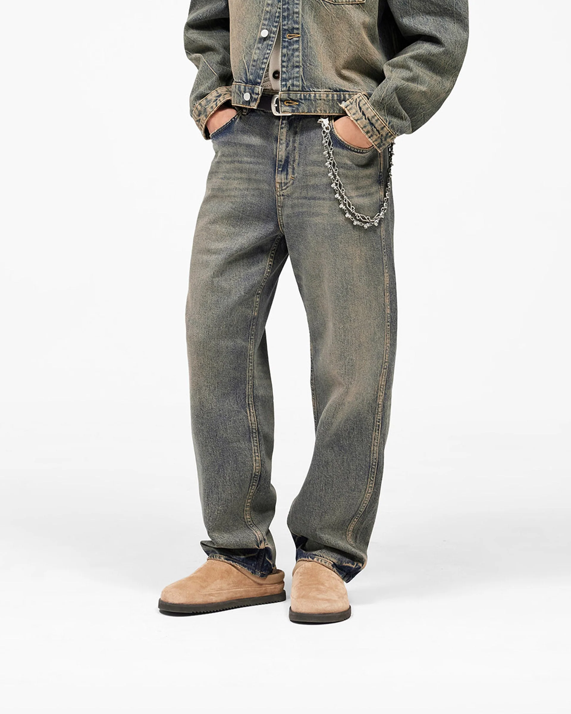 R3 Baggy Denim - Blue Cream - Image 2