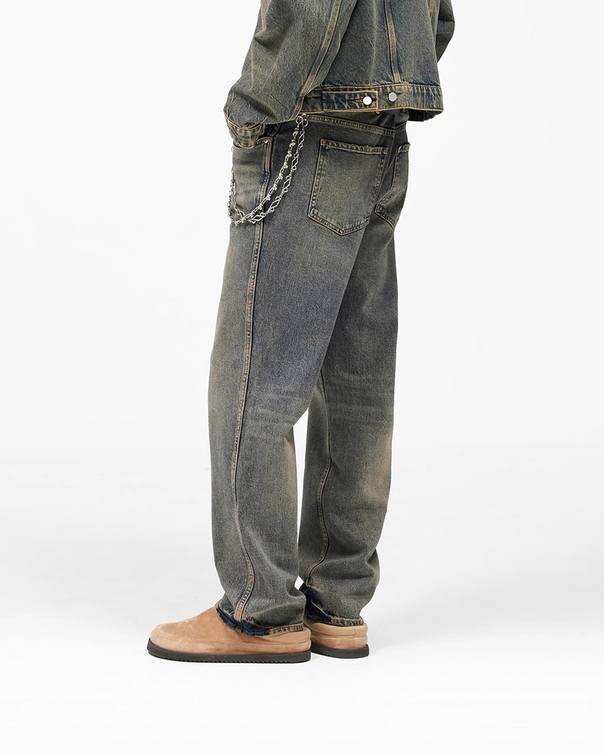 R3 Baggy Denim - Blue Cream - Image 4
