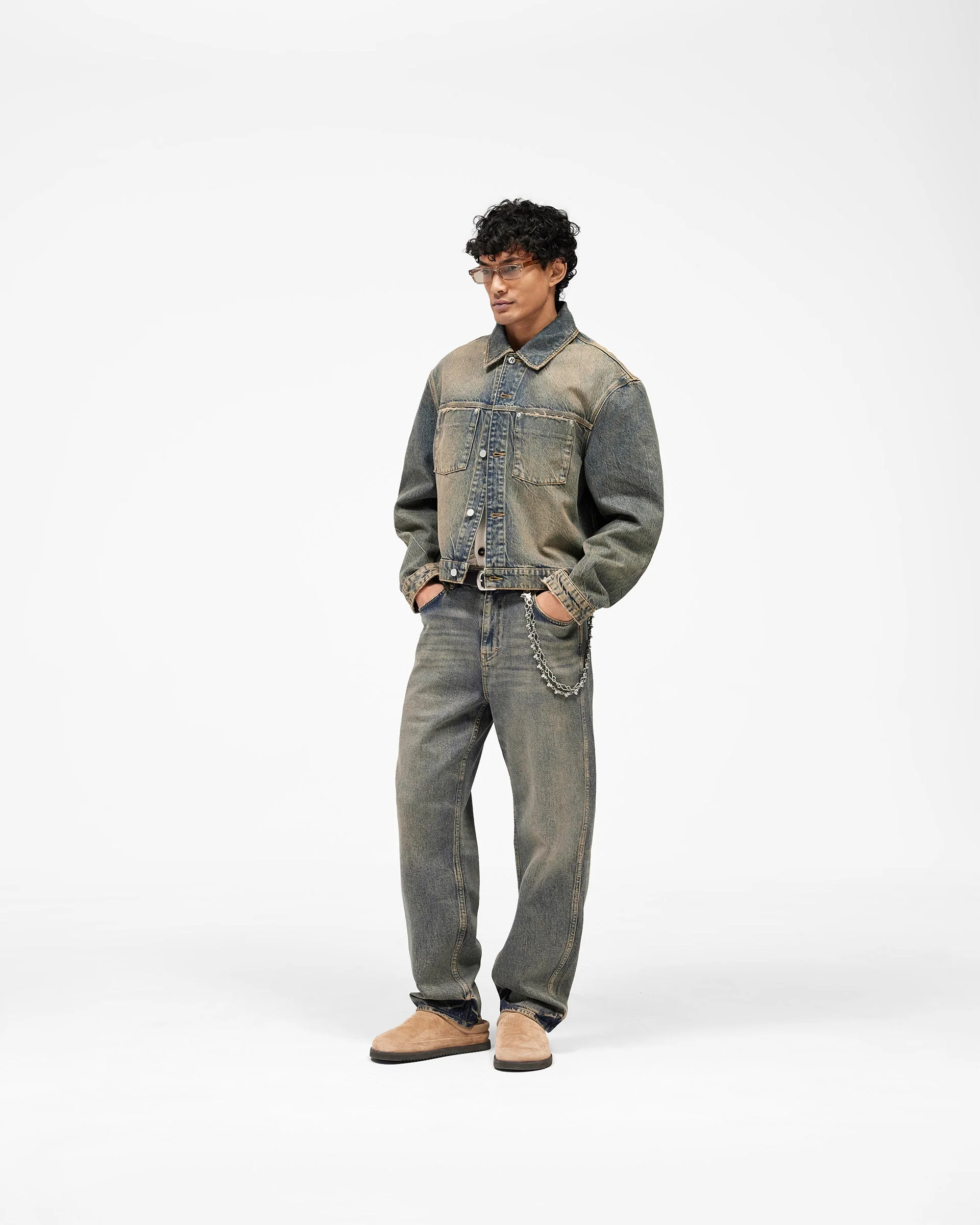 R3 Baggy Denim - Blue Cream - Image 7