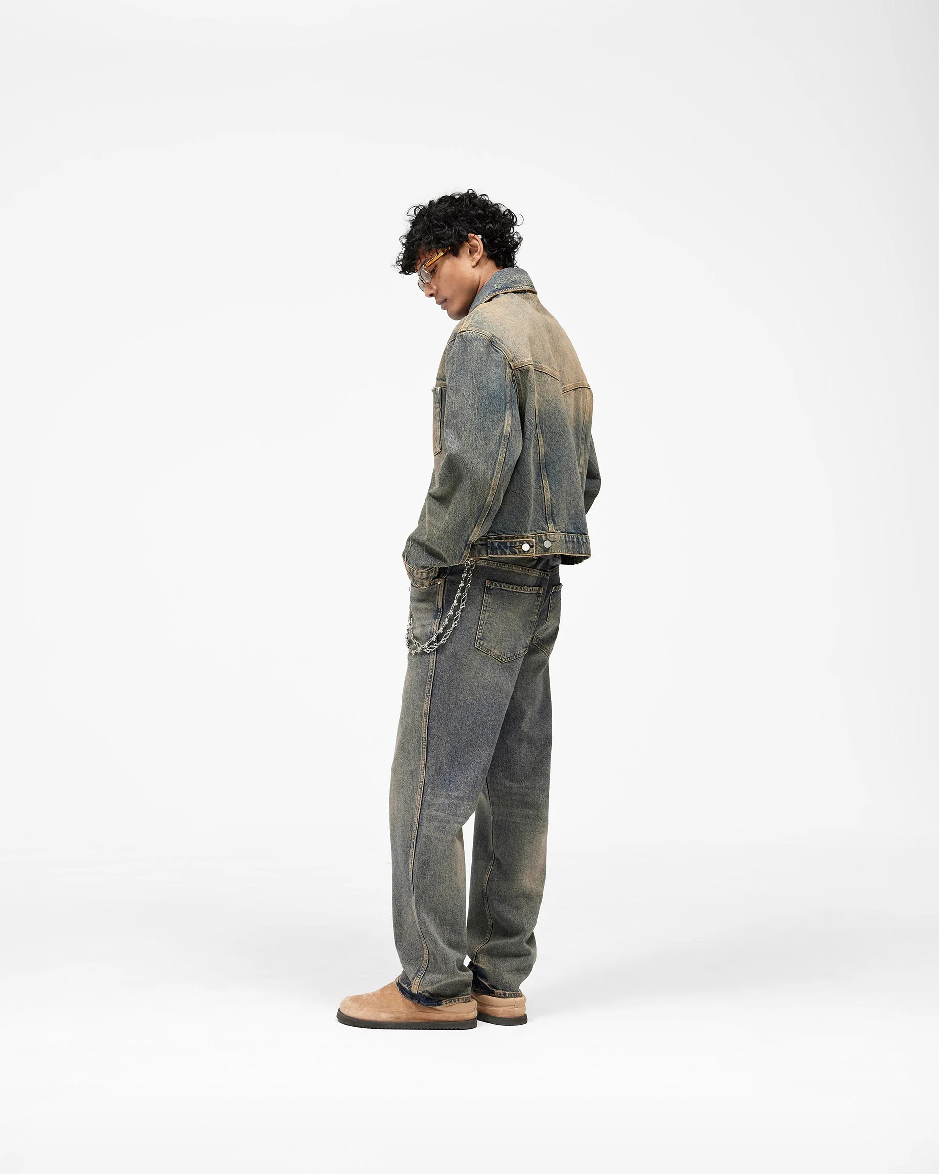 R3 Baggy Denim - Blue Cream - Image 8