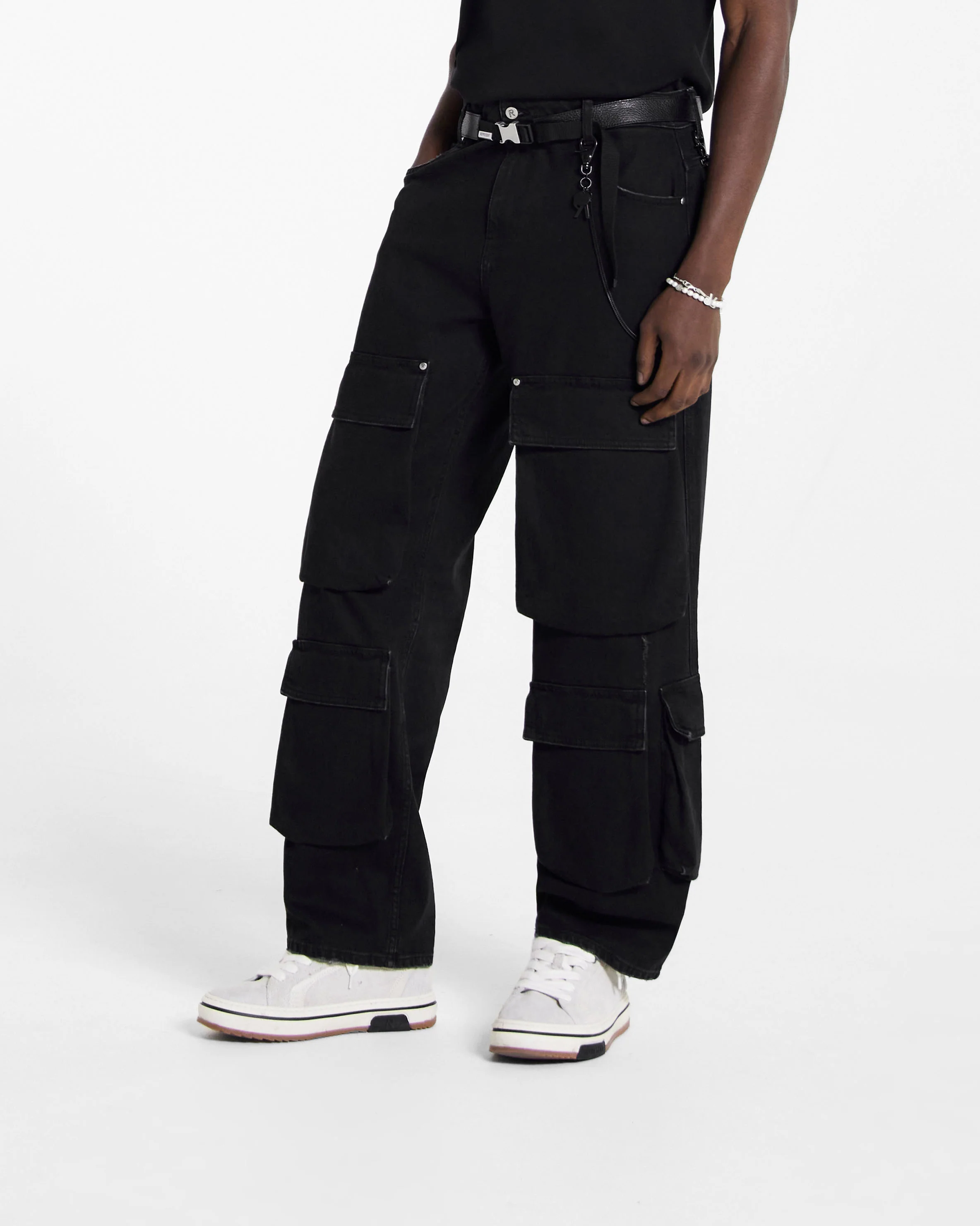 R3Ca Cargo Denim - Black - Image 3