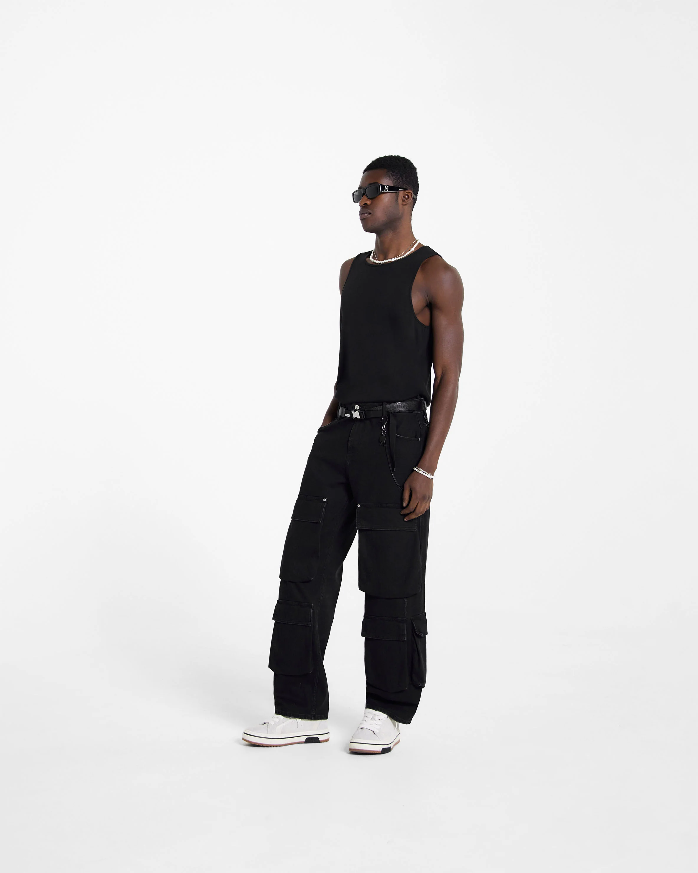 R3Ca Cargo Denim - Black - Image 8