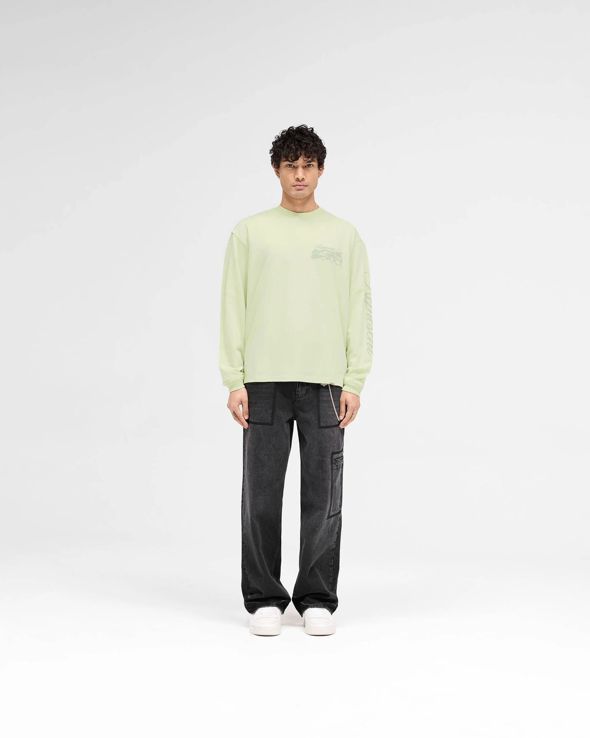Raceway Long Sleeve T-Shirt - Matcha - Image 6