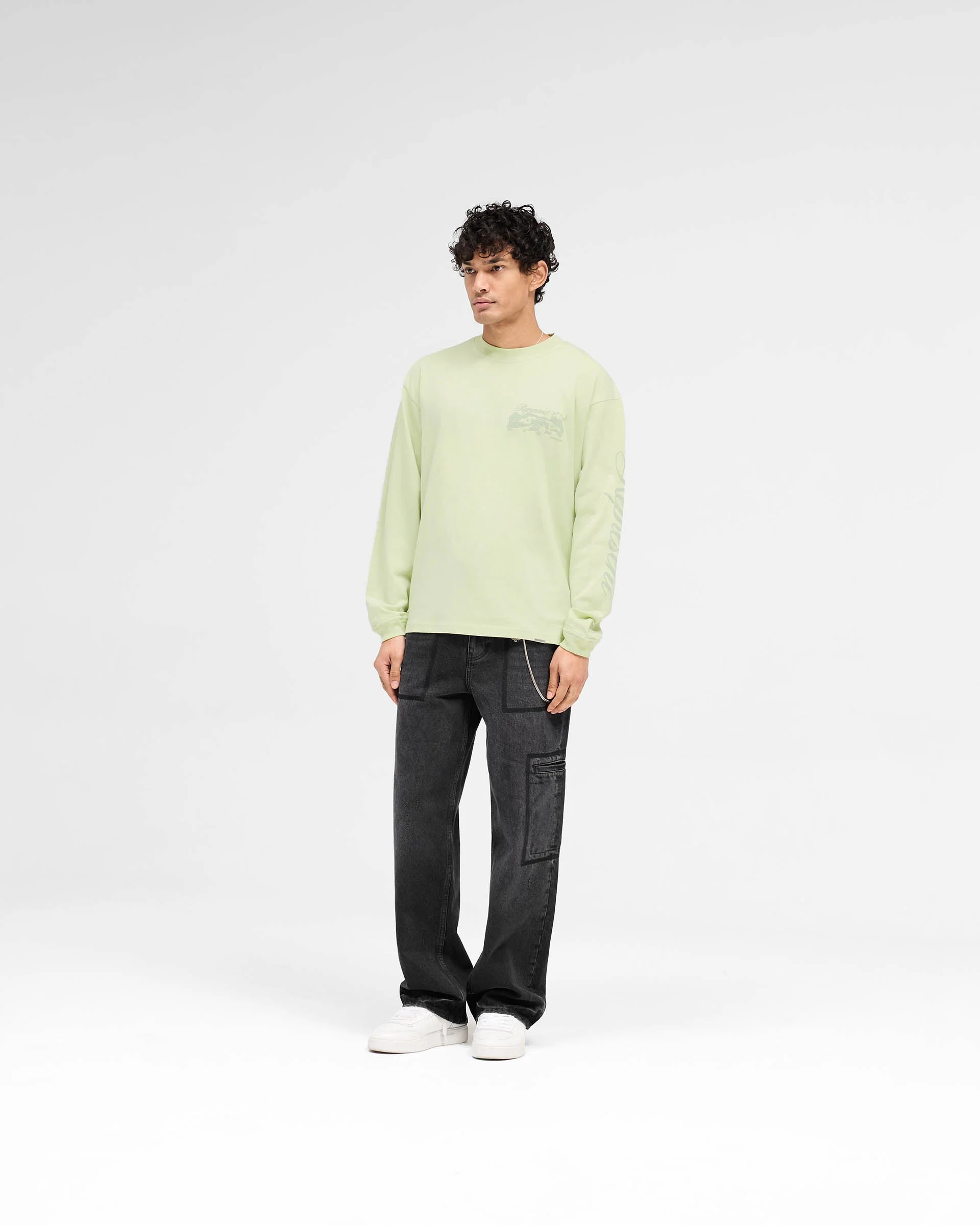 Raceway Long Sleeve T-Shirt - Matcha - Image 7