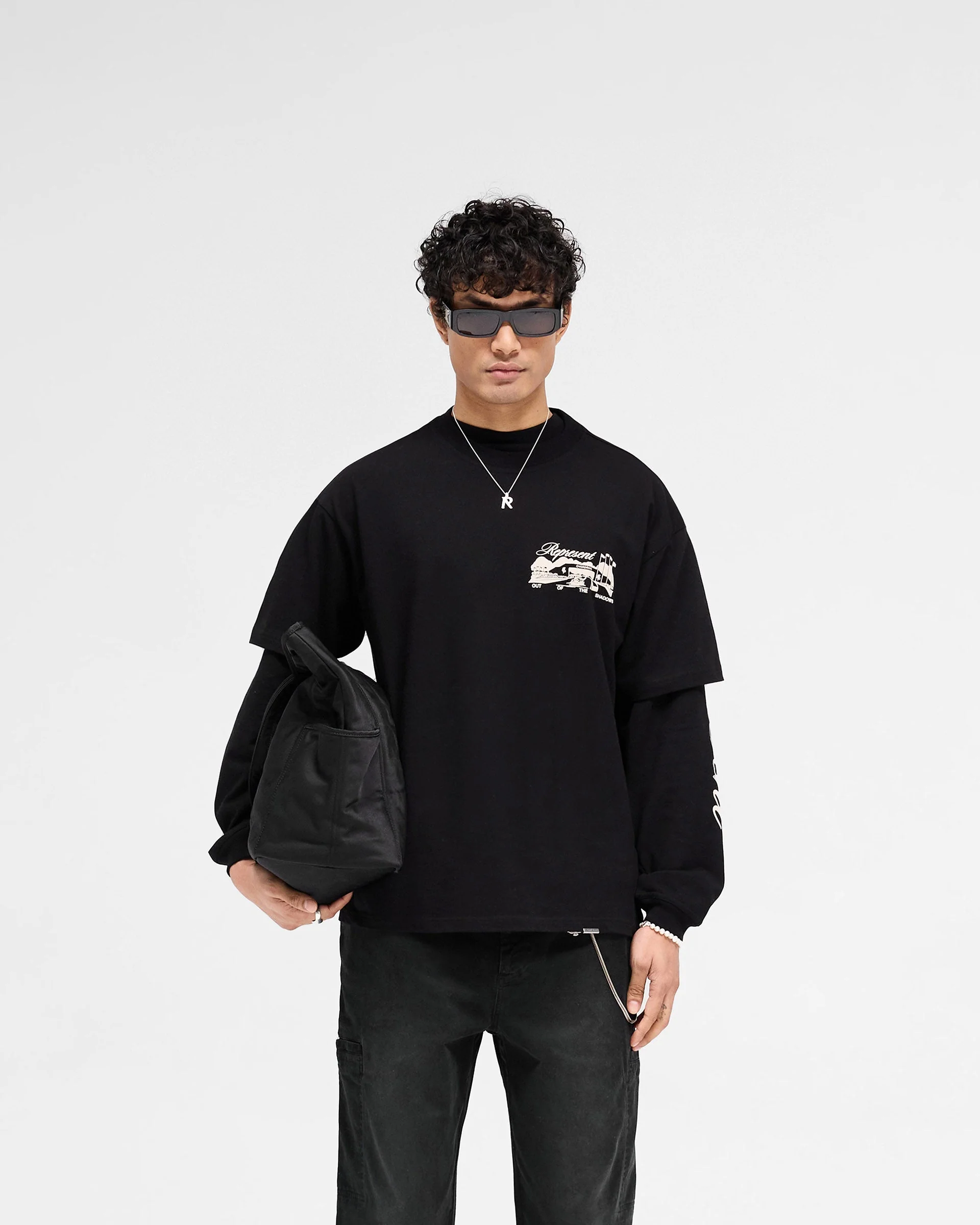 Raceway T-Shirt - Jet Black - Image 3