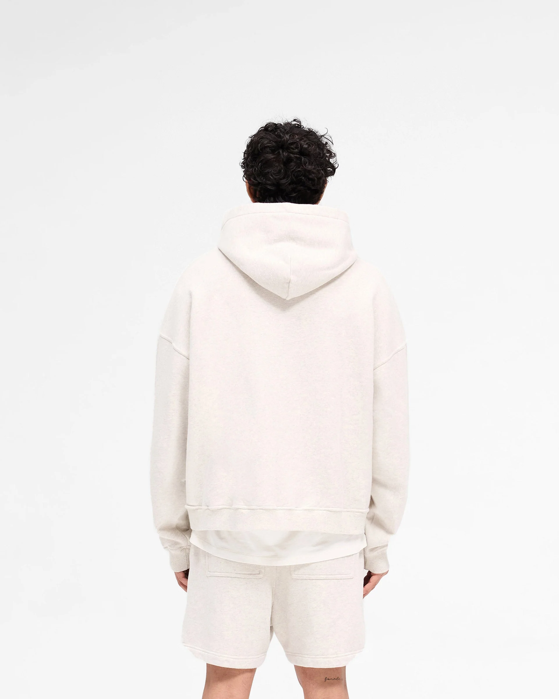 Rep Applique Hoodie - Cream Marl - Image 4