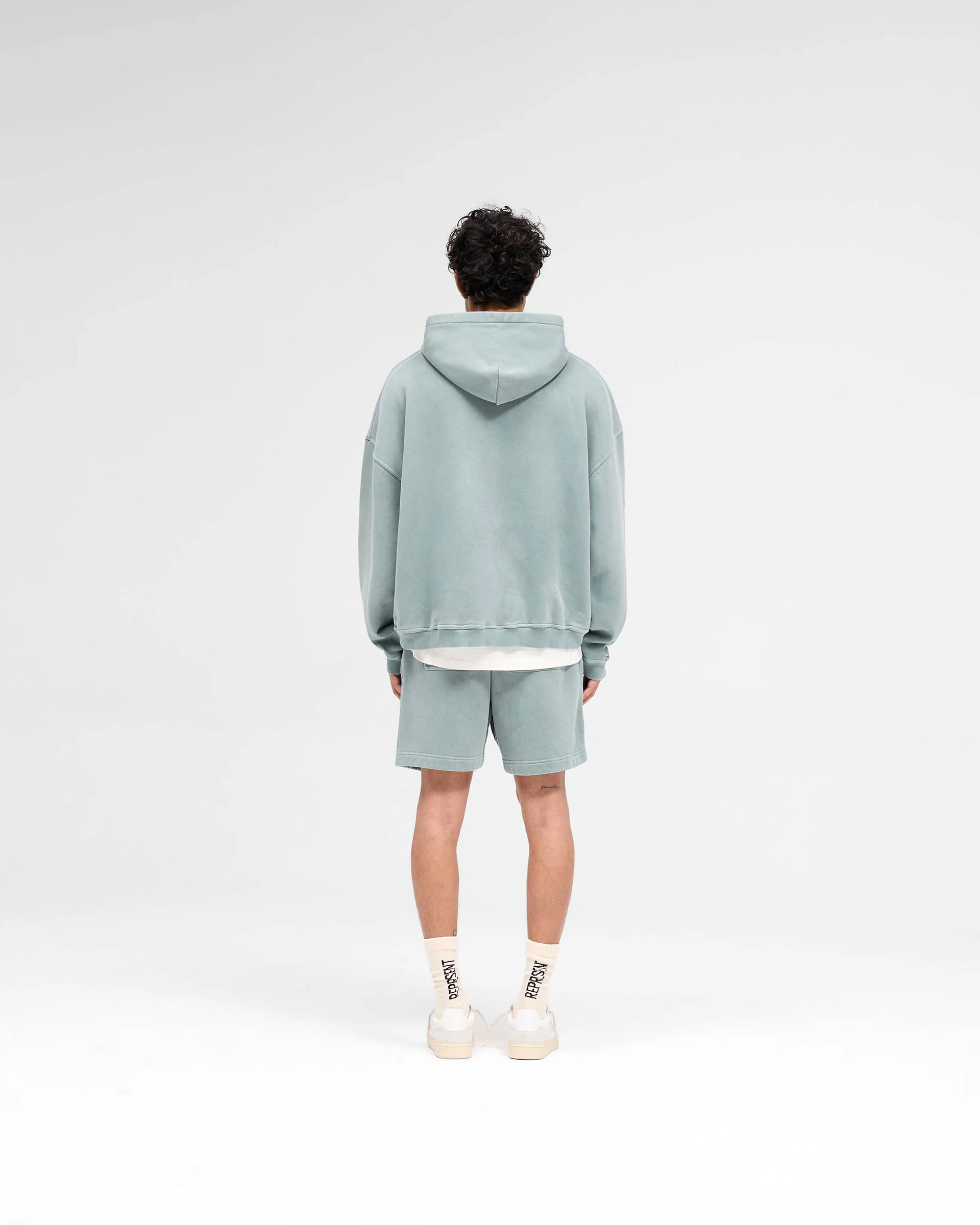 Rep Applique Hoodie - Forest Green - Image 7