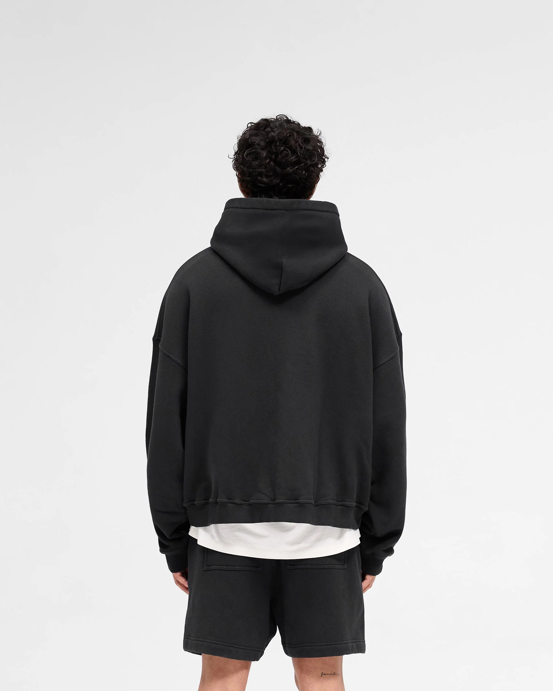 Rep Applique Hoodie - Off Black - Image 4