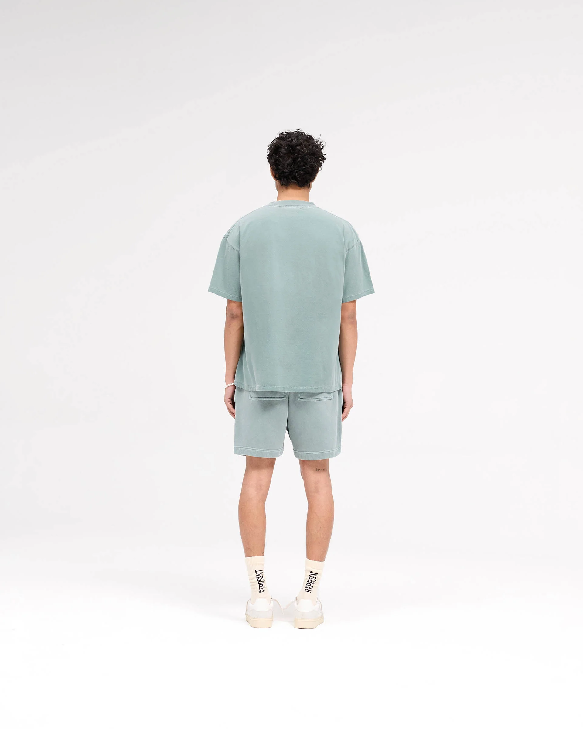 Rep Applique Shorts - Forest Green - Image 8