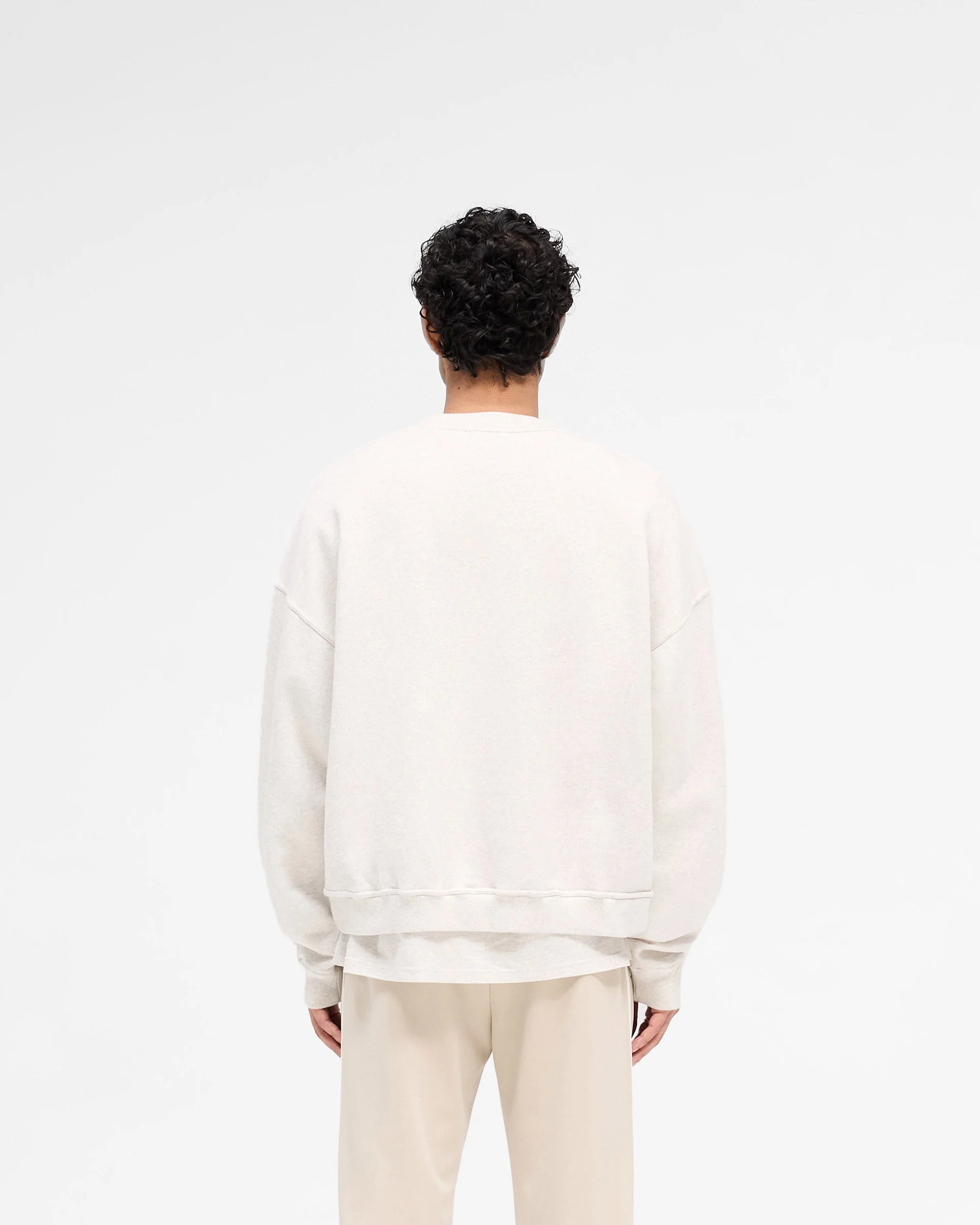 Rep Applique Sweater - Cream Marl - Image 4