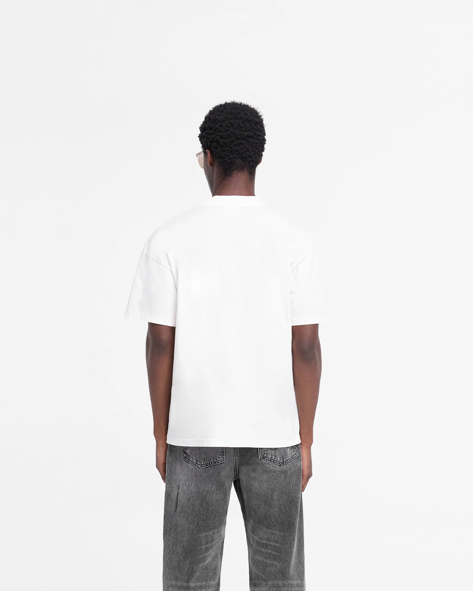 Rep Applique T-Shirt - Flat White - Image 4