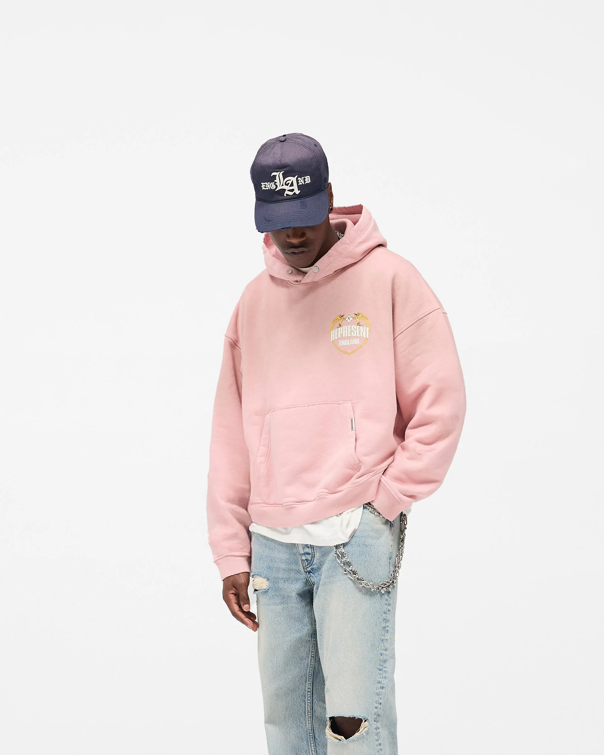Represent Angel Border Hoodie - Quartz - Image 5