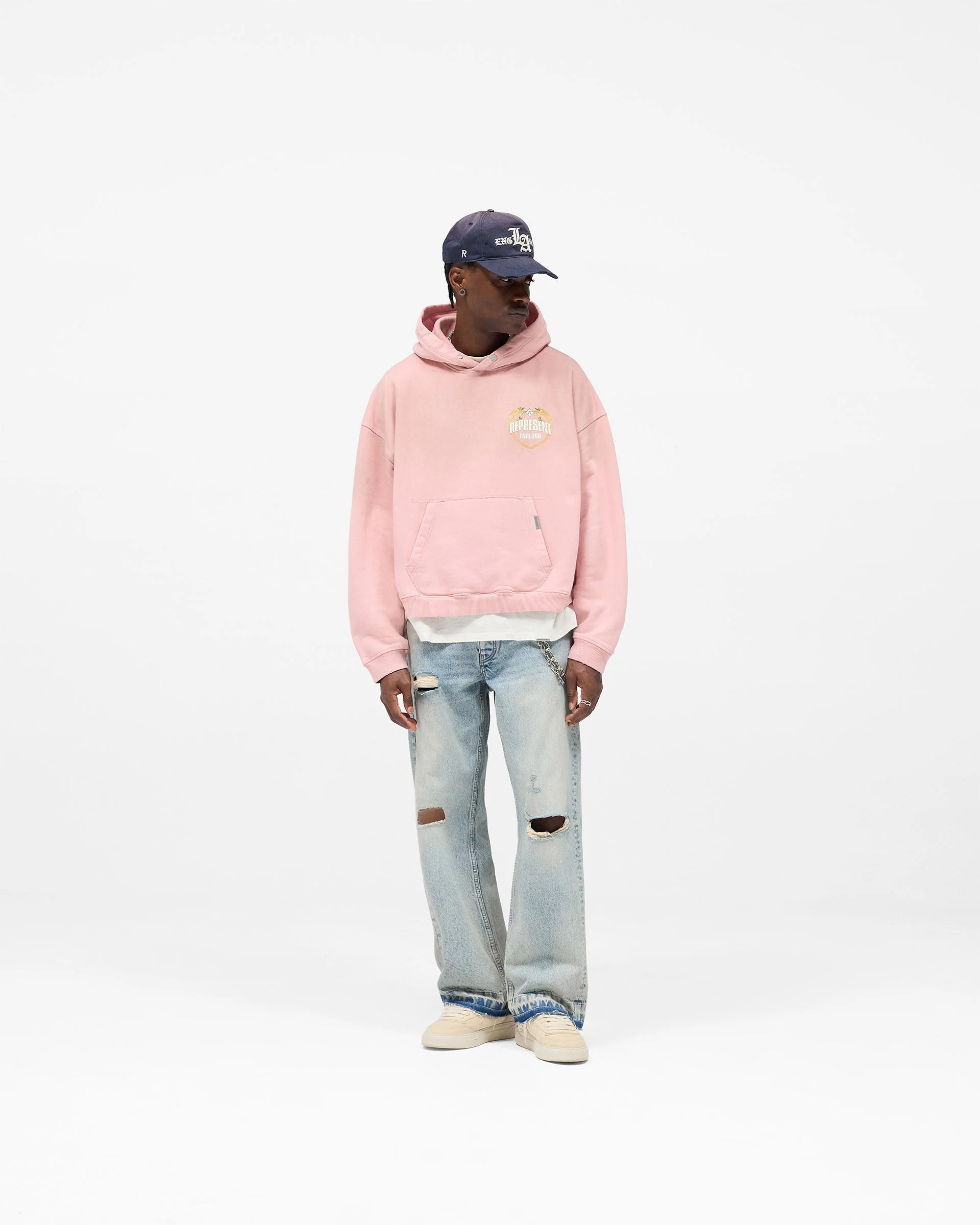 Represent Angel Border Hoodie - Quartz - Image 9