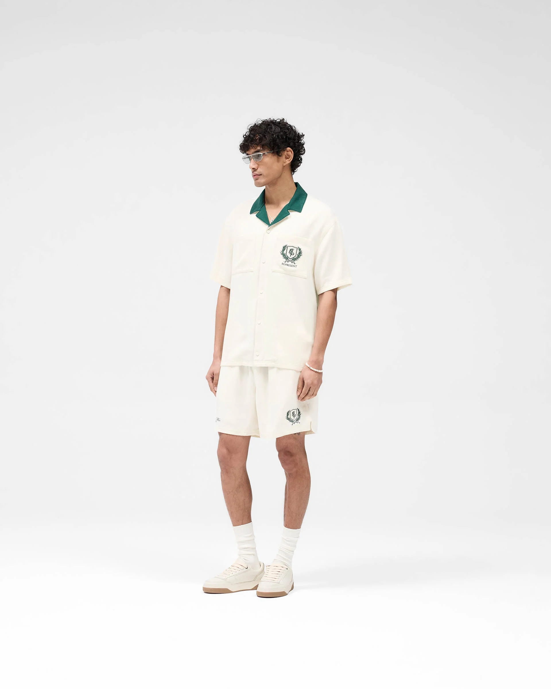 Represent Crest Shirt - Antique White - Image 7