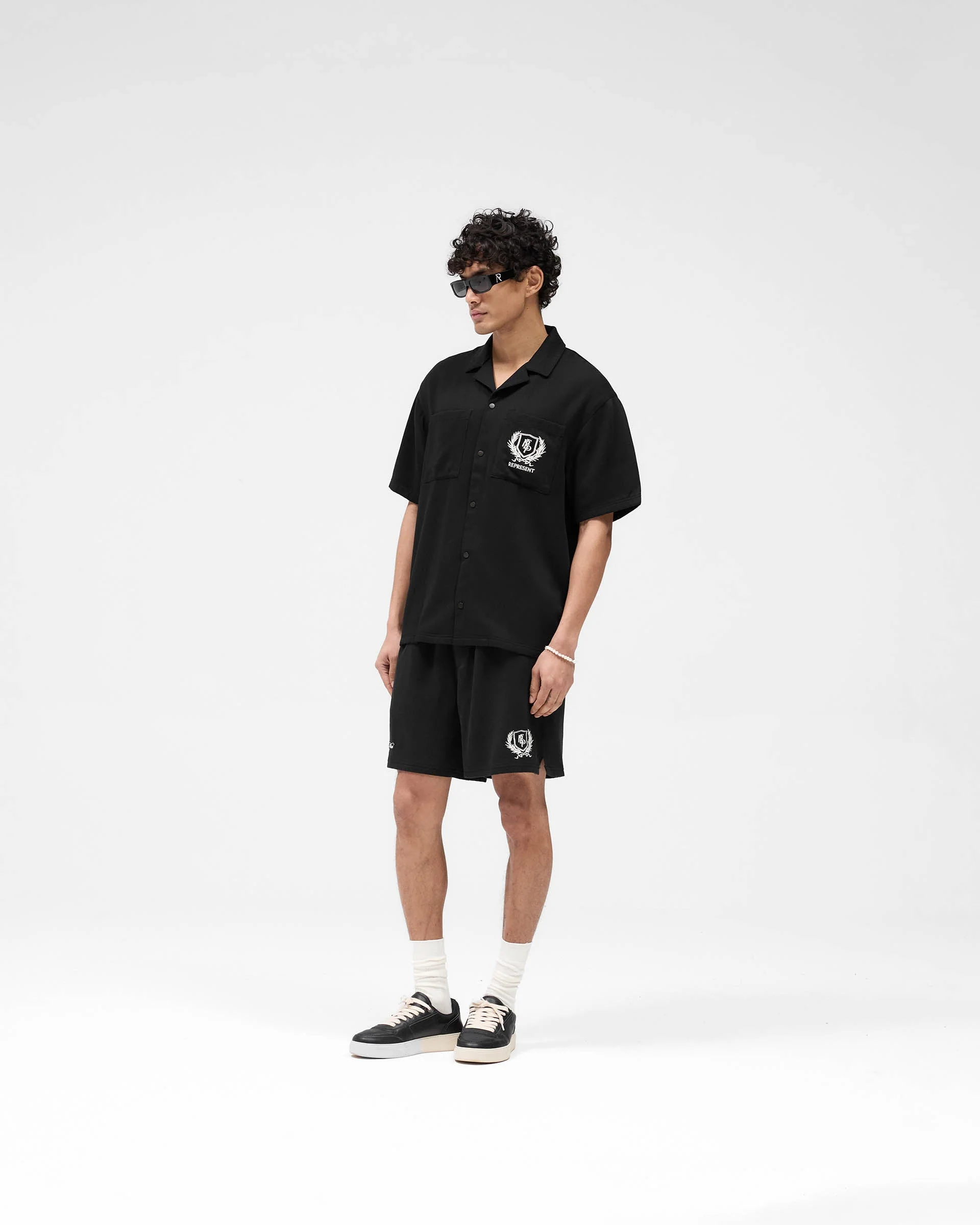 Represent Crest Shirt - Jet Black - Image 8